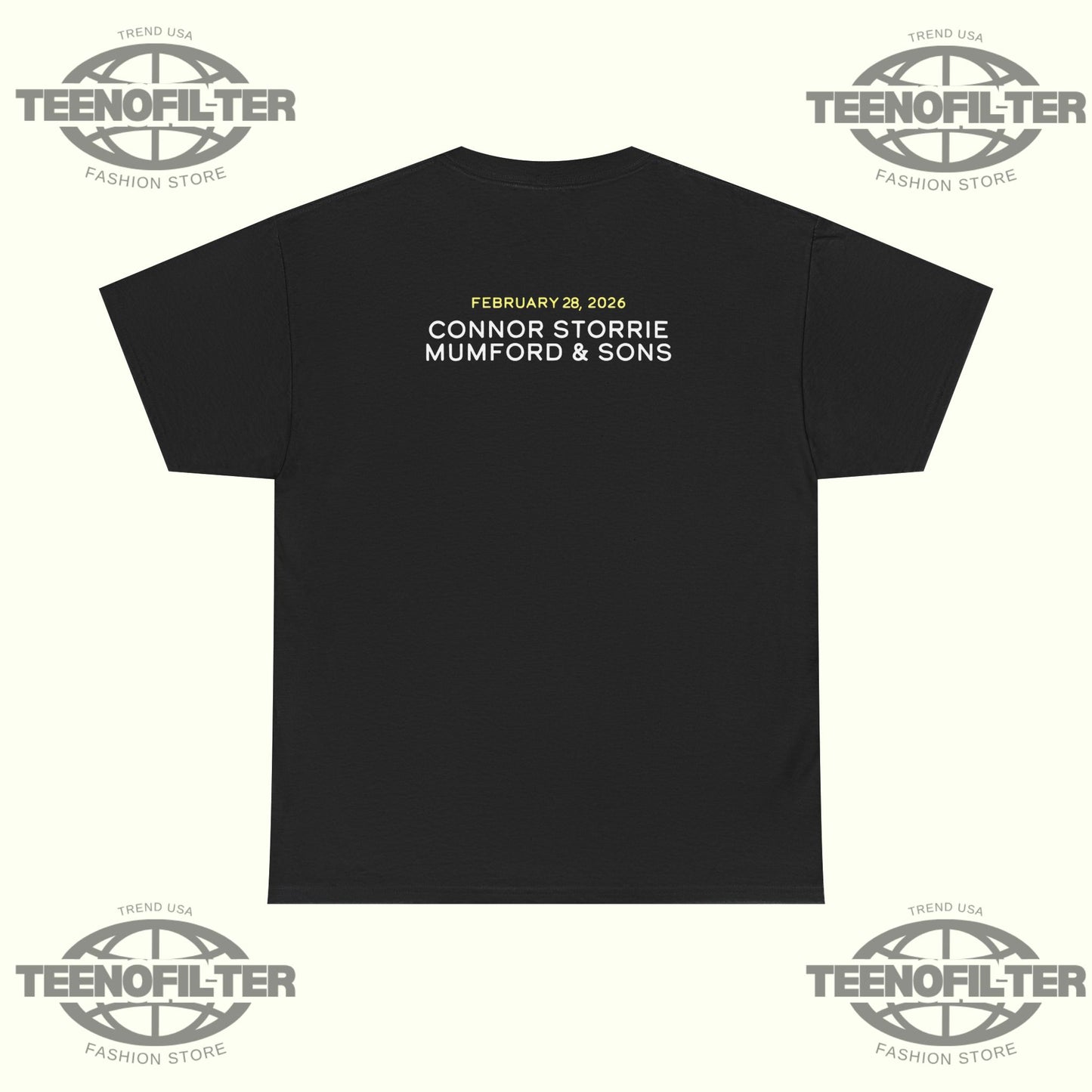 Connor Storrie Mumford & Sons February 28 2026 Neon SNL After Hours T-Shirt