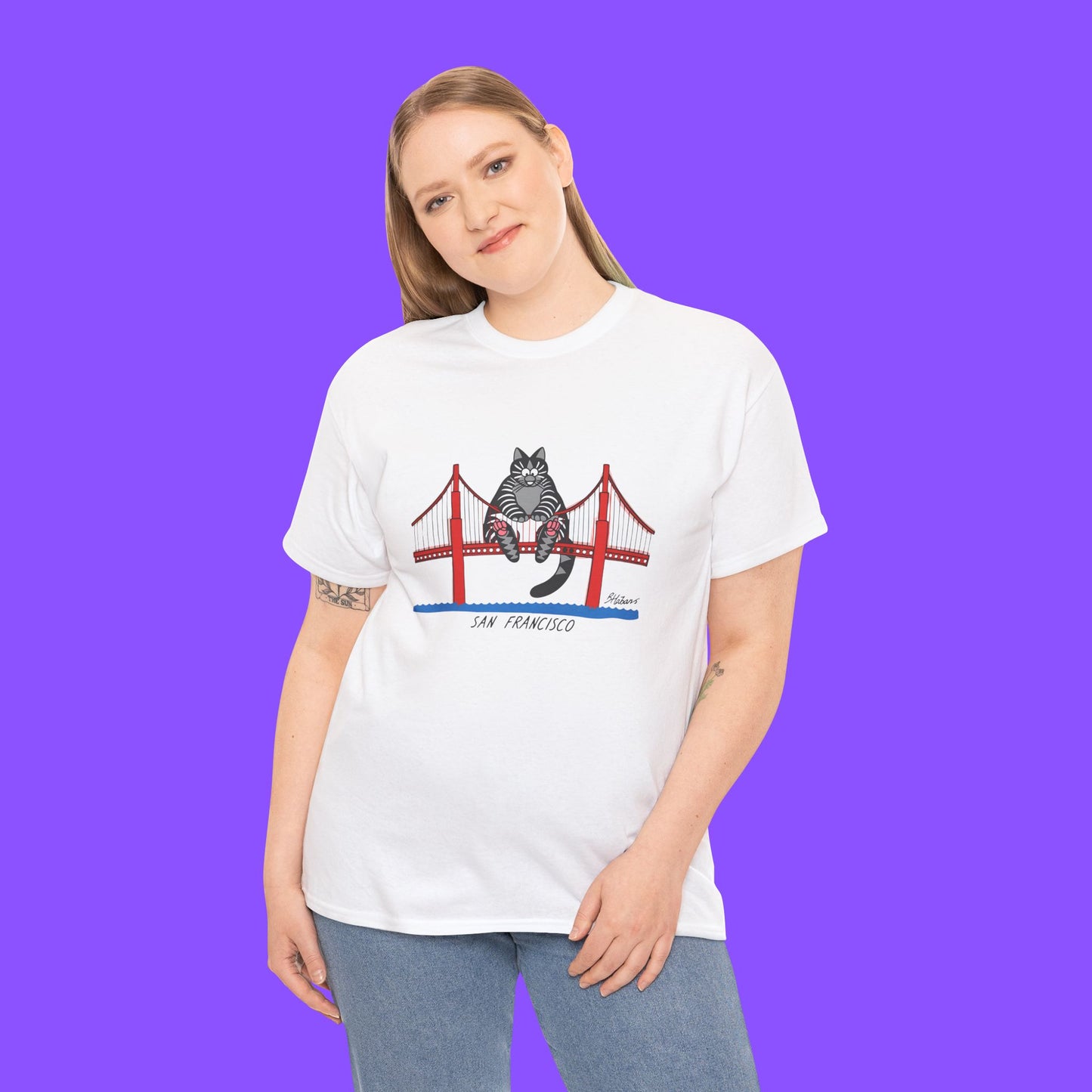 B Kliban Cat San Francisco Bridge Ryan Gosling Shirt