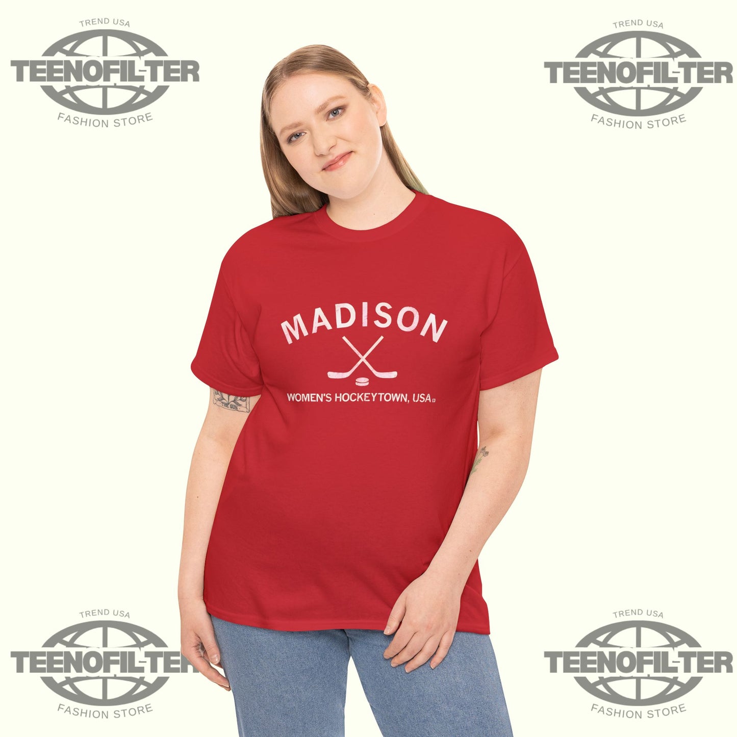 Madison Women’s Hockeytown USA T-Shirt - Tee No Filter