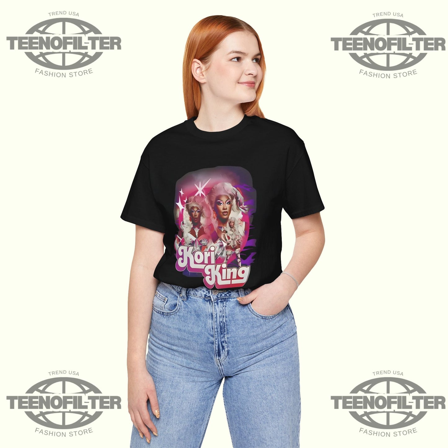Kori King Collage T-Shirt Printify