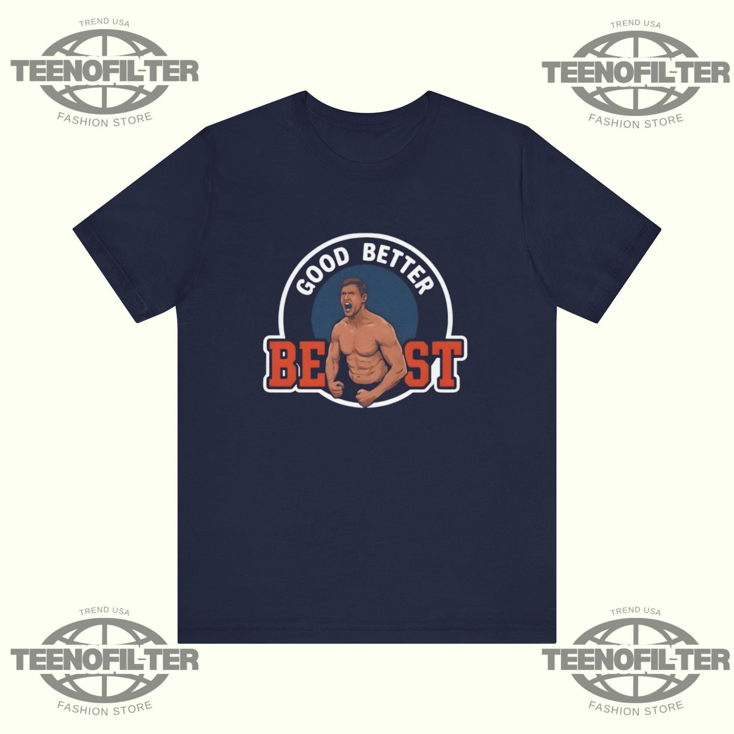 Ben Johnson Good Better Best Bears T-Shirt Printify