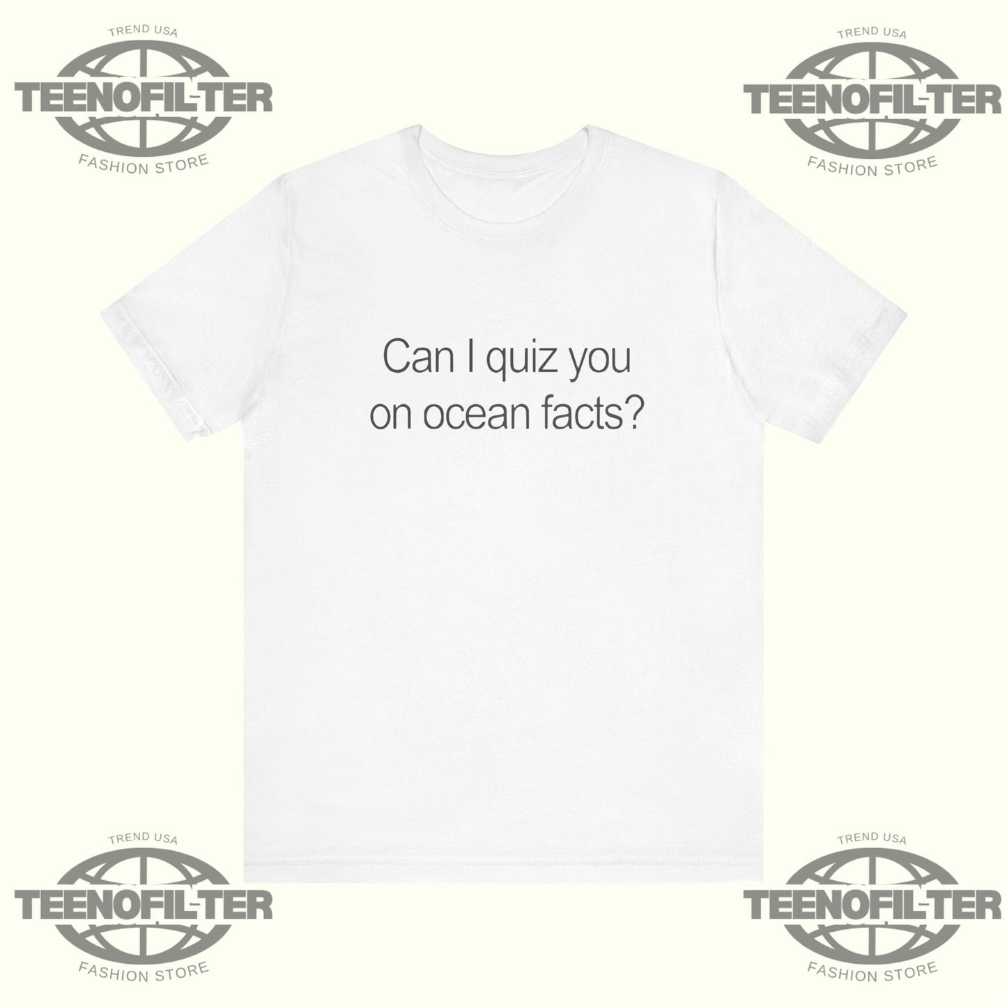 Can I Quiz You On Ocean Facts T-shirt Printify