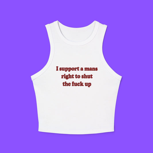 Support A Man’s Right To STFU Lili Reinhart Baby Tank