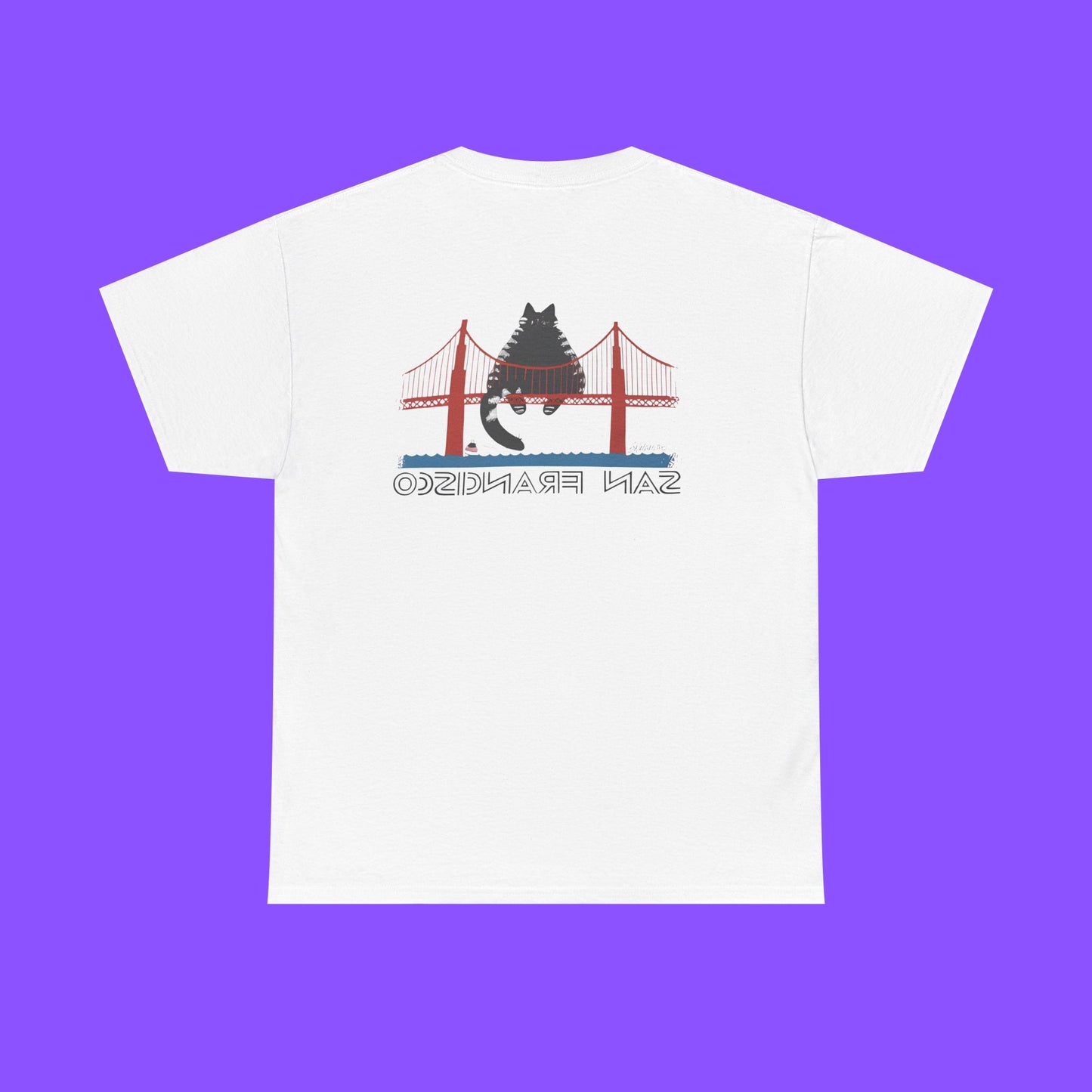 San Francisco Bridge Cat Shirt