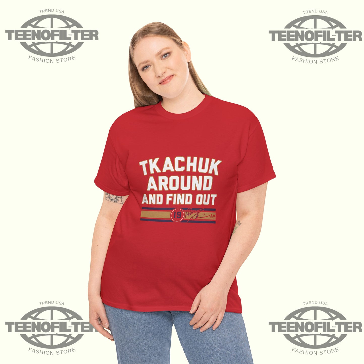 Matthew Tkachuk “Around & Find Out” T-Shirt – Old School Grit Meets Modern NHL Royalty Streetwear - Tee No Filter