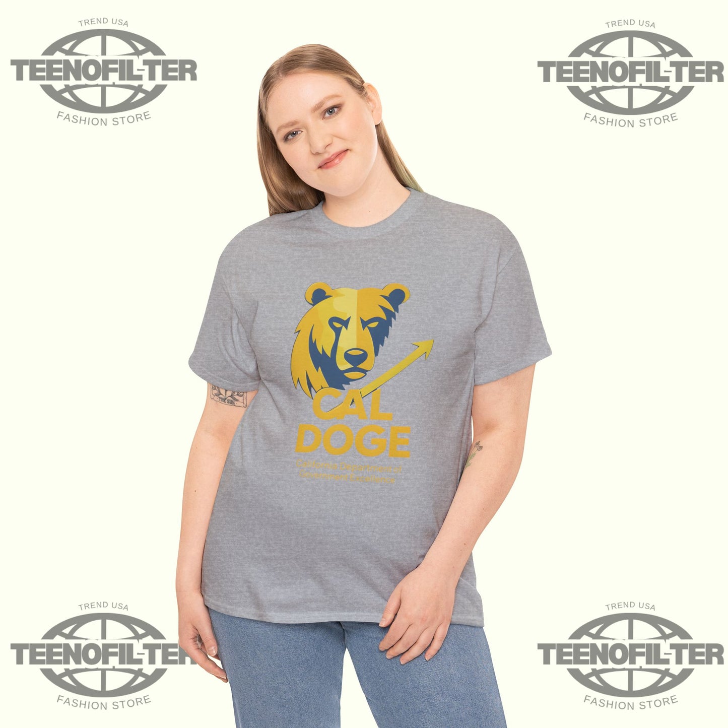 Doge California Department of Government Efficiency T-shirt - Tee No Filter
