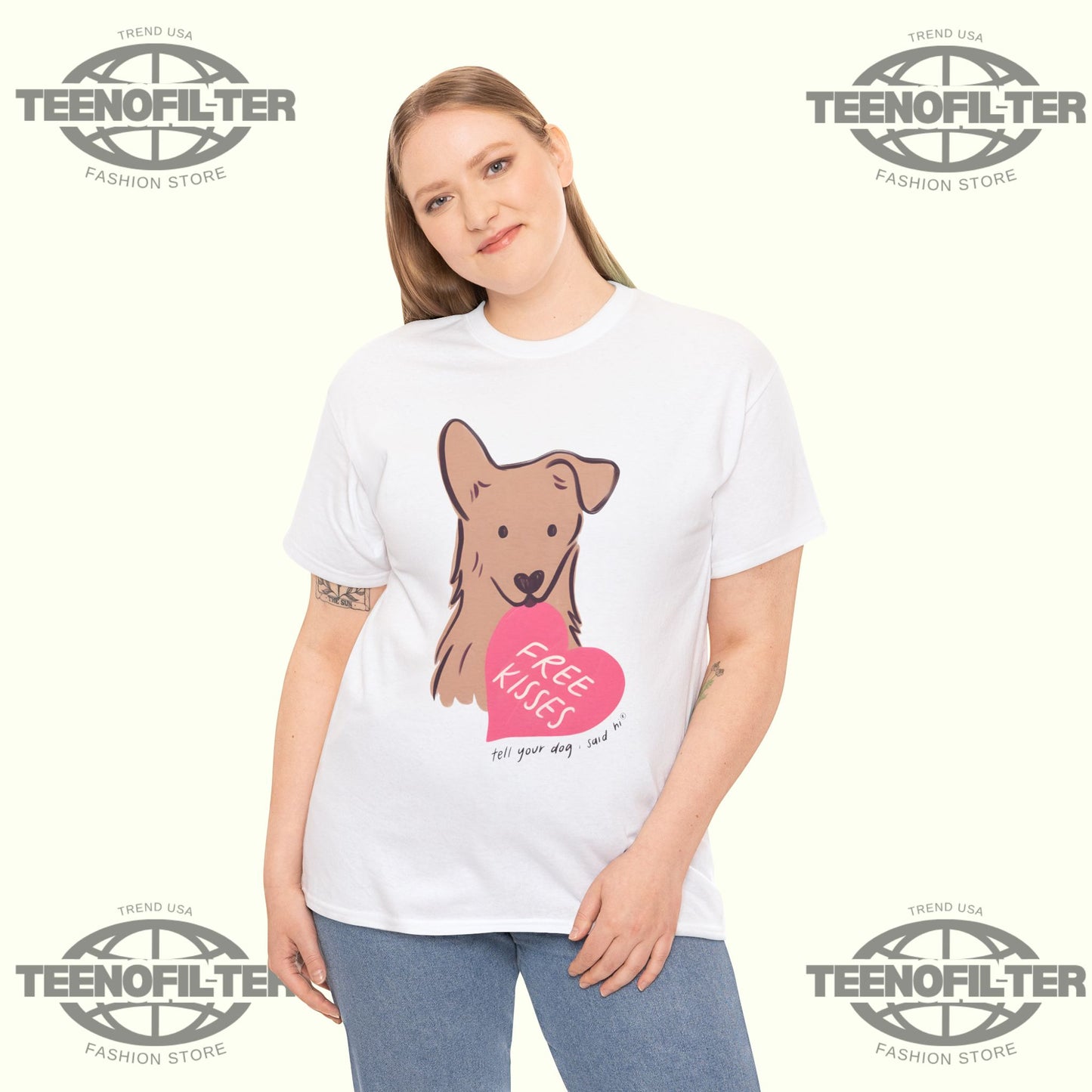 We Rate Dogs Puppy Kisses T-shirt - Tee No Filter