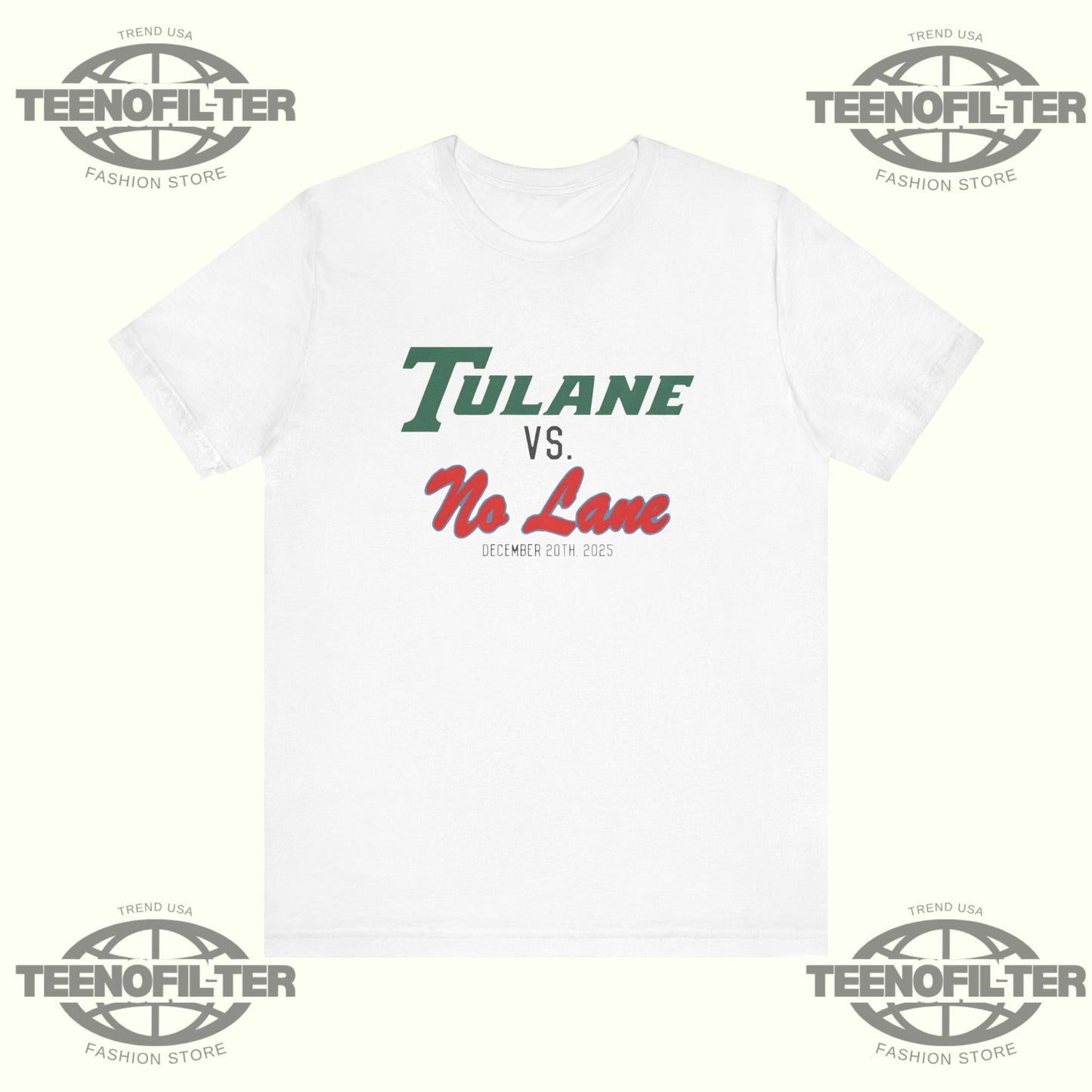 Tulane vs No Laine T-Shirt Printify