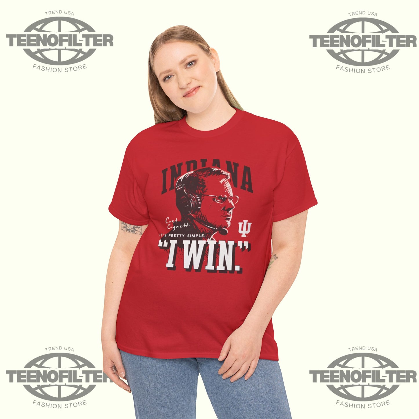 IU Football Curt Cignetti I Win T-shirt - Tee No Filter