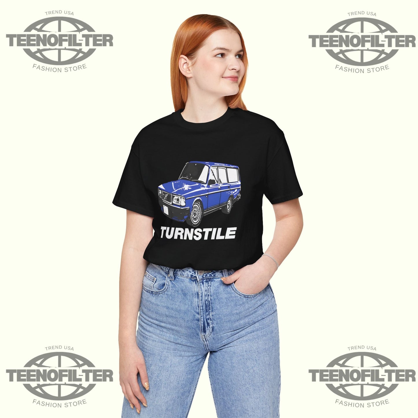 Turnstile Volvo T-Shirt Printify