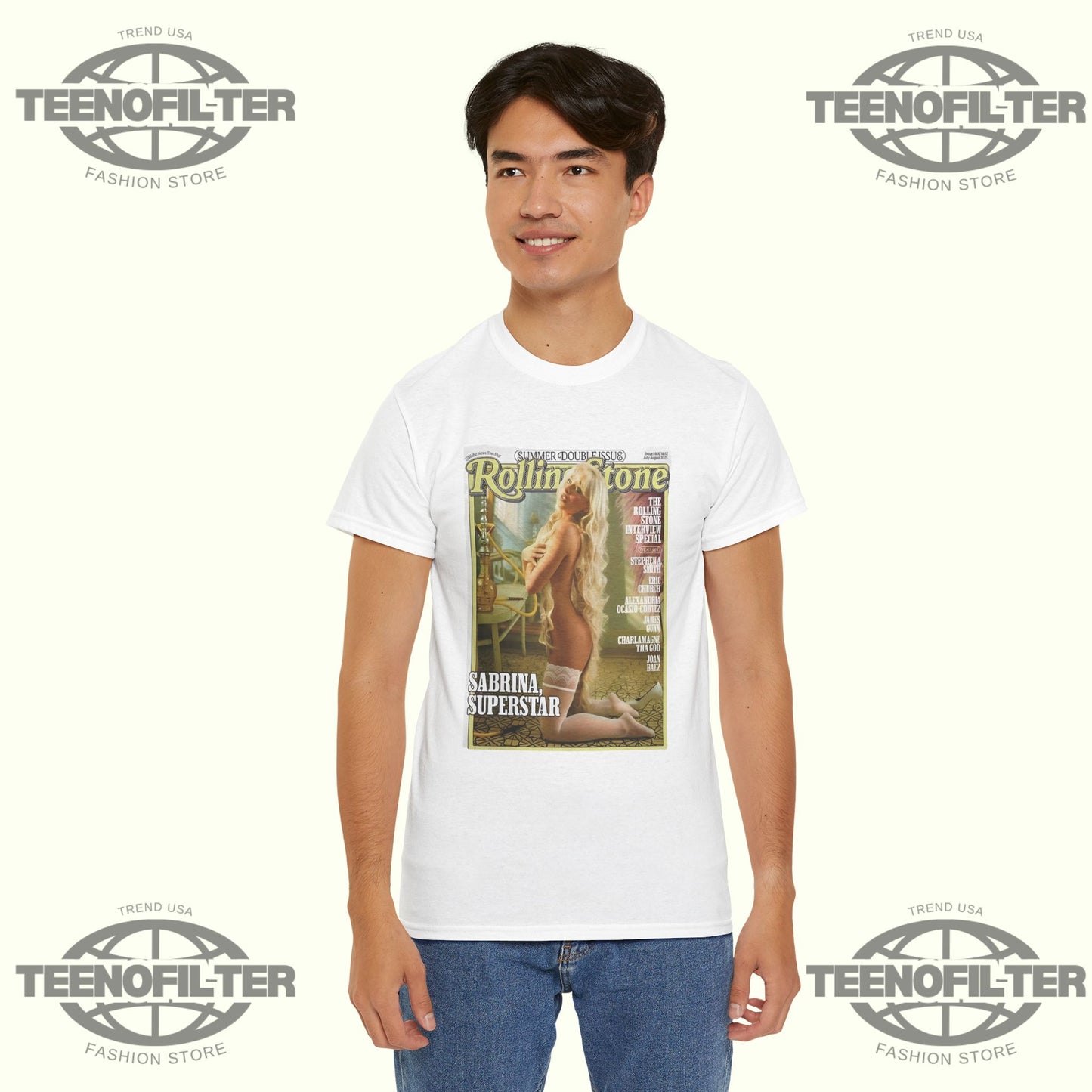 Sabrina Carpenter Rolling Stone Cover Pop Superstar T-shirt - Tee No Filter