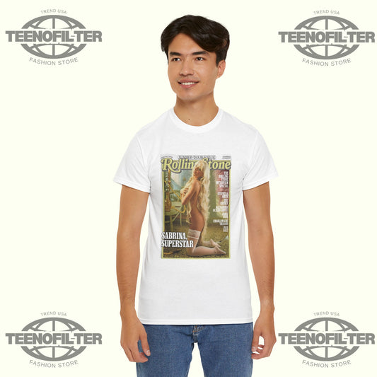 Sabrina Carpenter Rolling Stone Cover Pop Superstar T-shirt - Tee No Filter