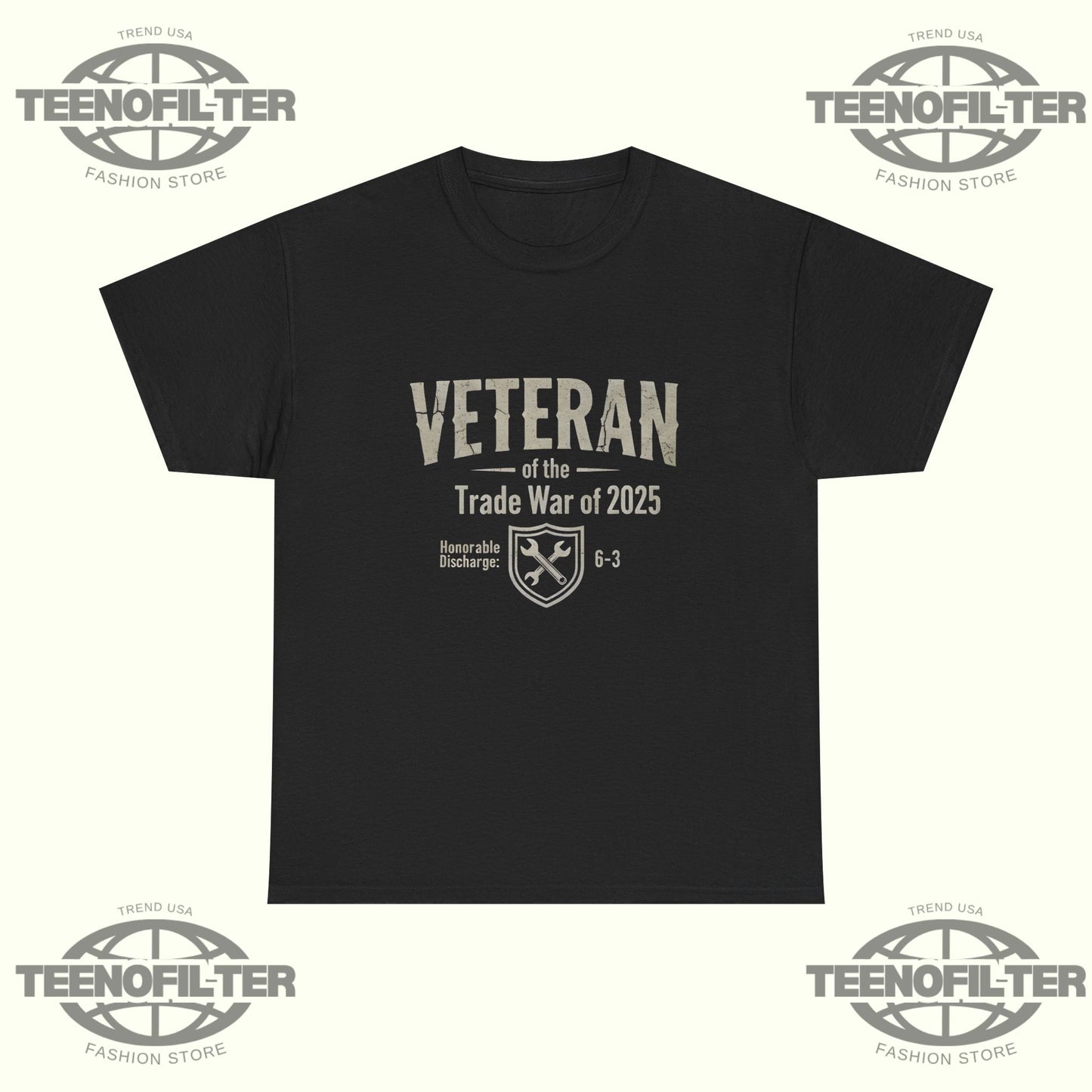 Veteran of the Trade War of 2025 T-shirt - Tee No Filter