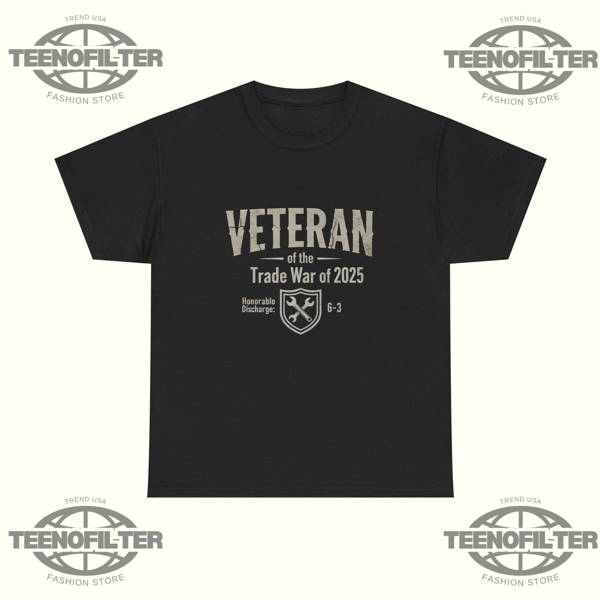 Veteran of the Trade War of 2025 T-shirt - Tee No Filter