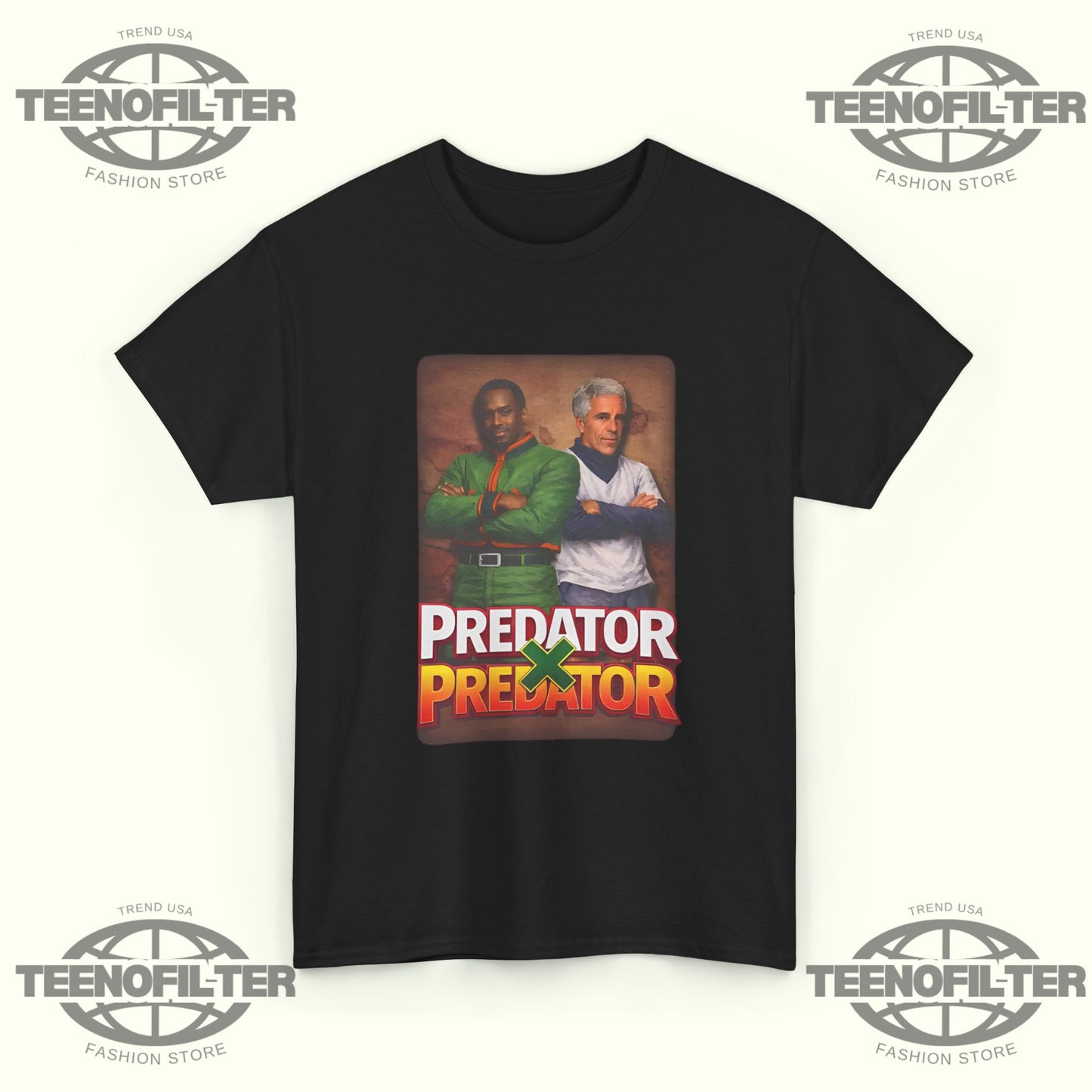 Epstein And Diddy Predator X Predator T-Shirt - Tee No Filter