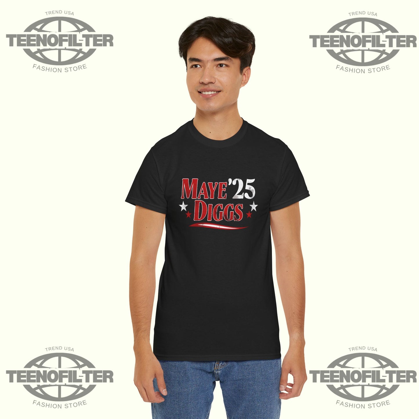 Drake Maye-Stefon Diggs ’25 T-Shirt - Tee No Filter