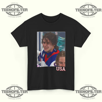 Jack Hughes OT Winner Shirt – USA Hockey Glory in 2026 Winter Olympics Milano Cortina - Tee No Filter