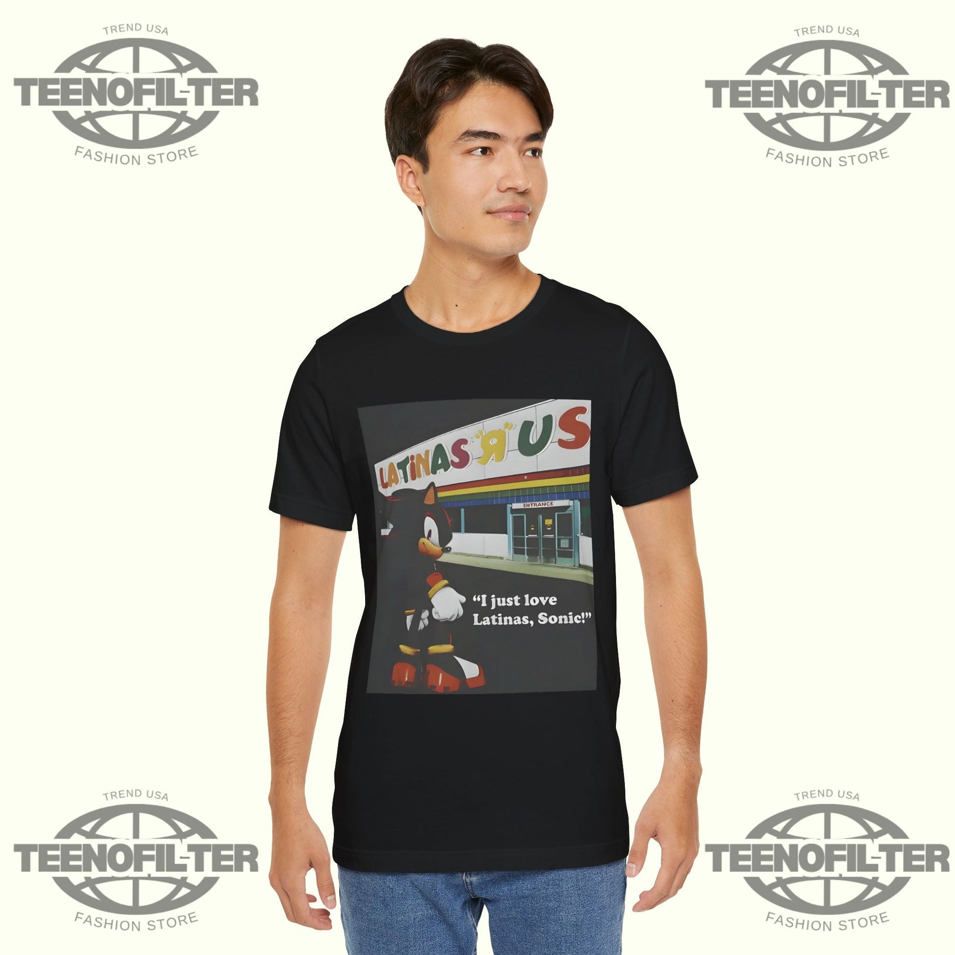 I Just Love Latinas Sonic T-Shirt Printify