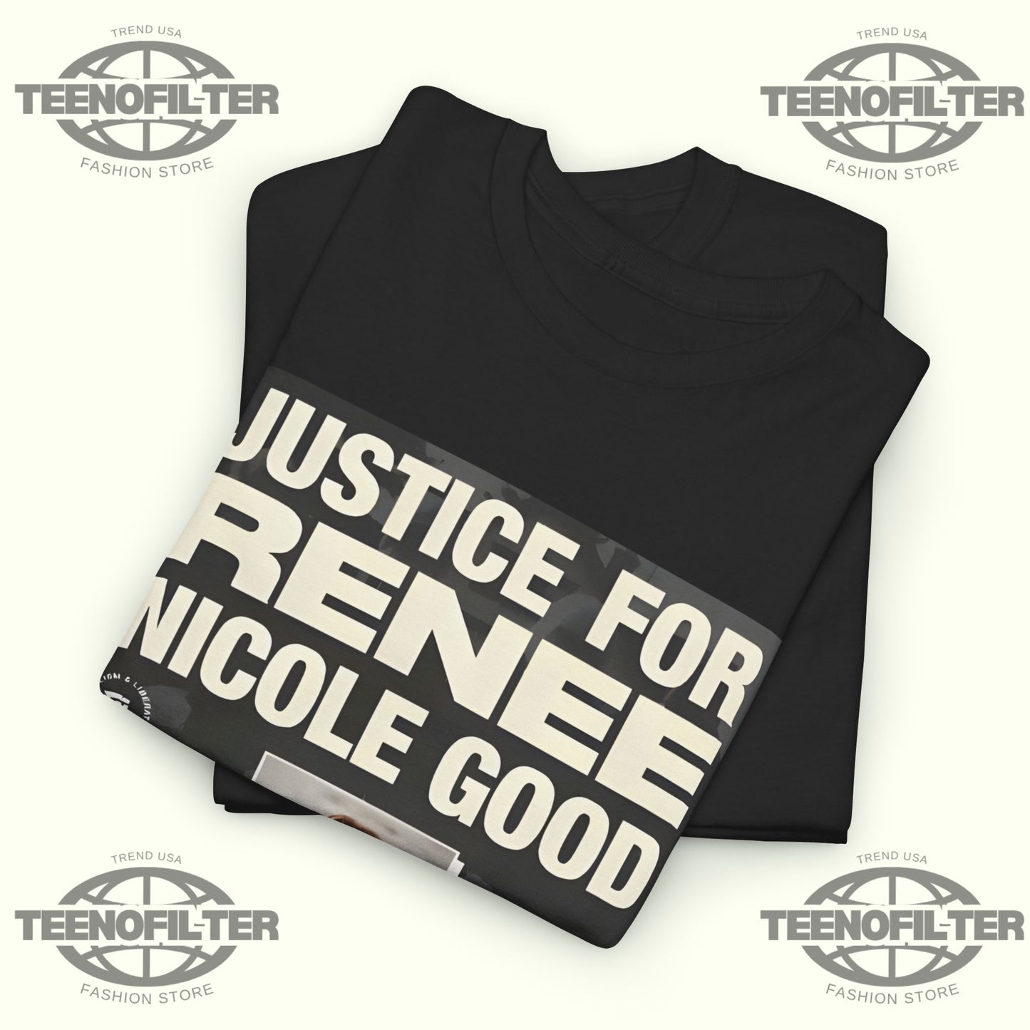 Justice for Renee Nicole Good T-Shirt – Raise Your Voice, Honor Her Memory, Demand Accountability - Tee No Filter