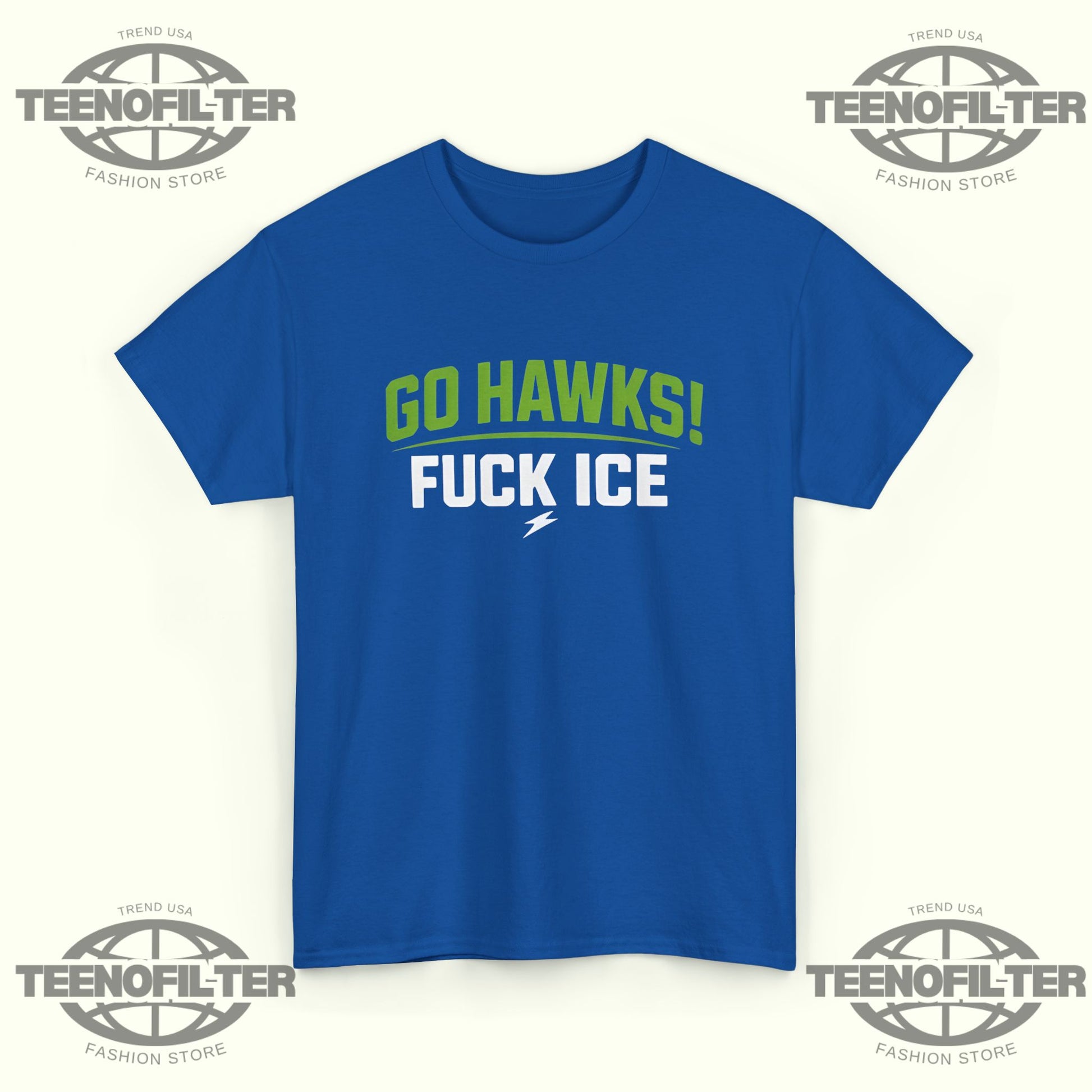 Go Hawks Fuck Ice T-Shirt - Tee No Filter