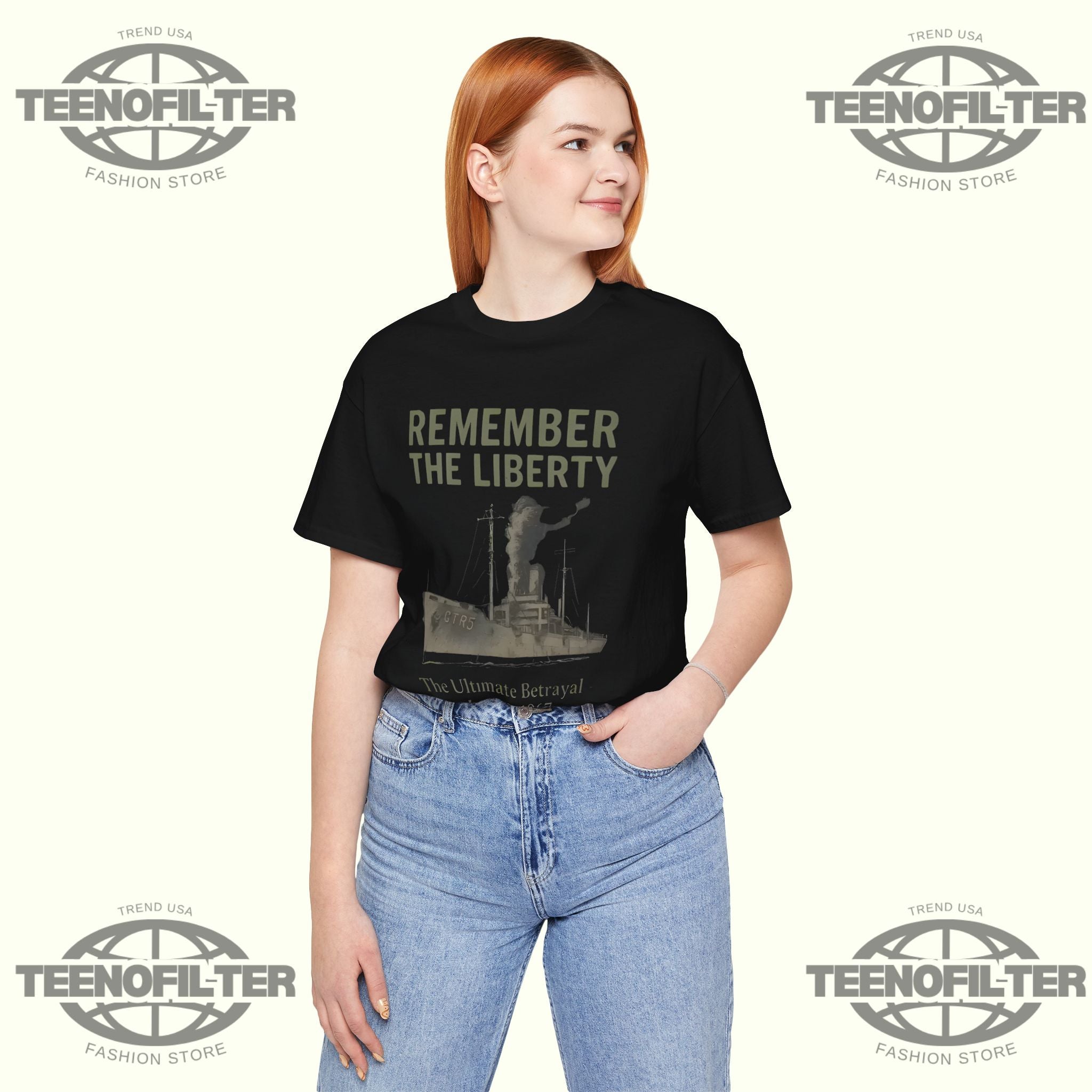 Remember the Liberty The Ultimate Betrayal June 8 1967 T-Shirt