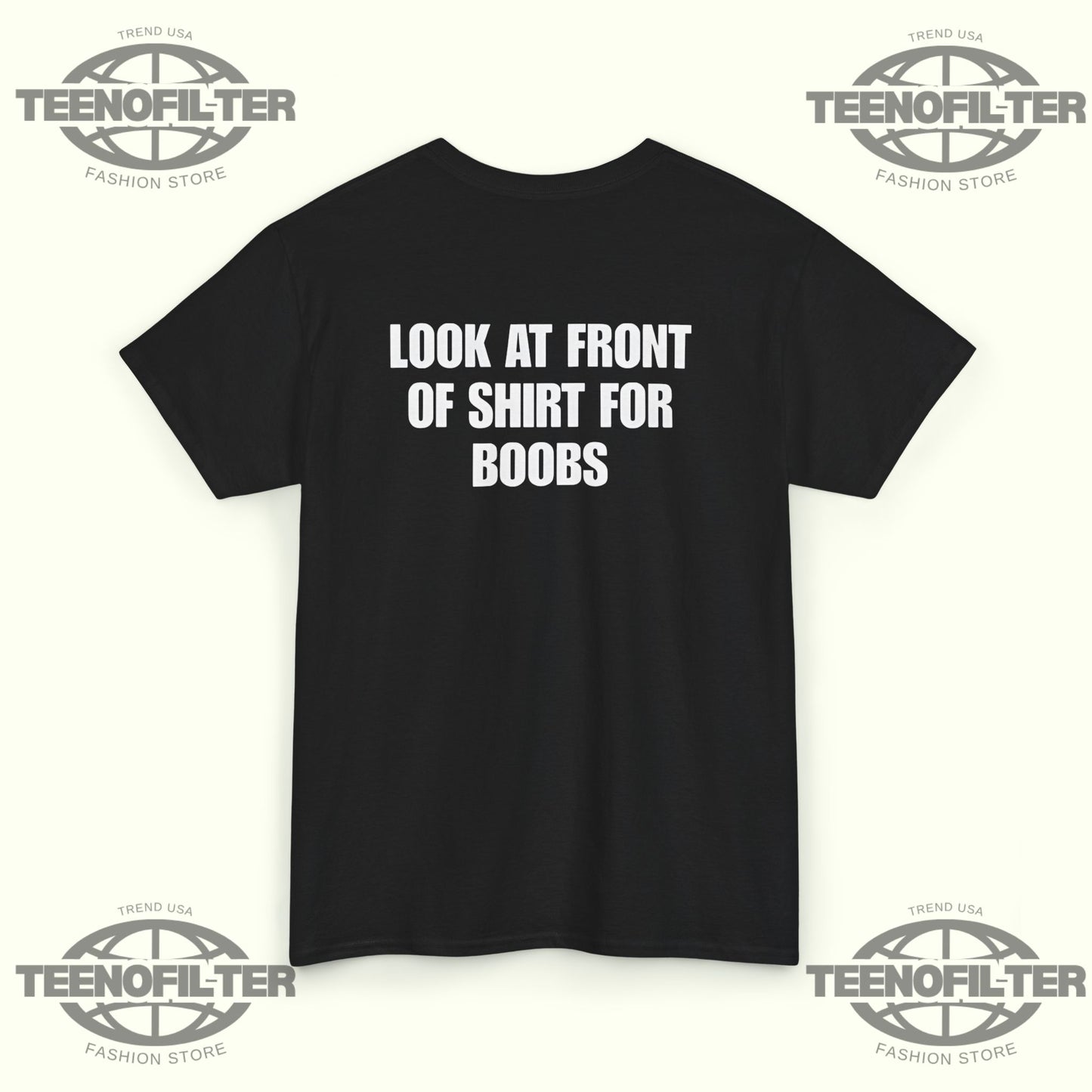 Look at Front of Shirt for Boobs Luigi T-Shirt – Funny Viral Meme Tee for Internet Humor Lovers - Tee No Filter