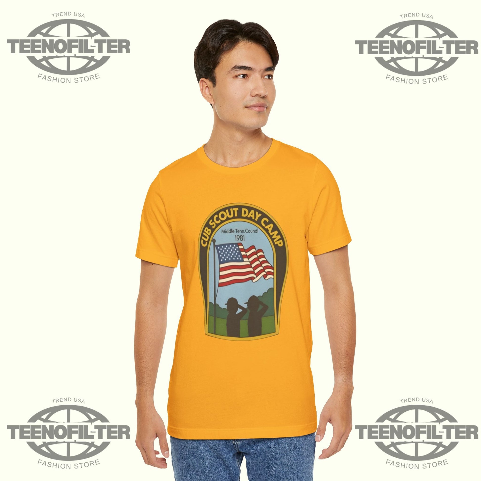 Cub Scout Day Camp Middle Tenn. Council 1981 T-Shirt Printify