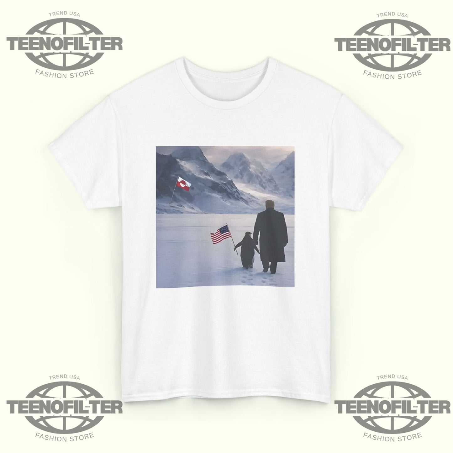 Nihilist Penguin and Trump T-Shirt - Tee No Filter
