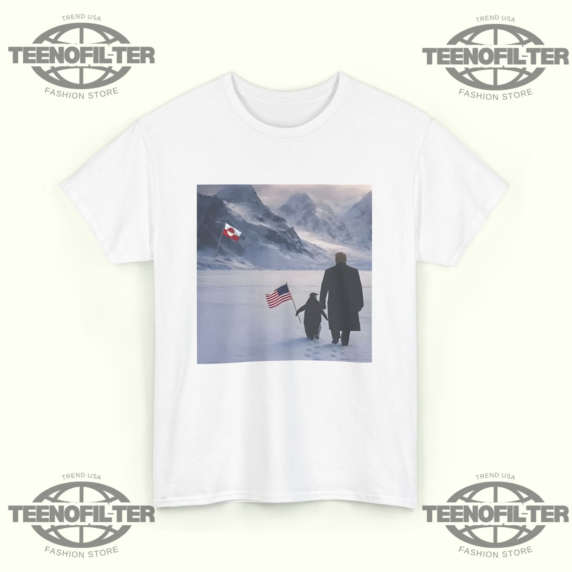 Nihilist Penguin and Trump T-Shirt - Tee No Filter