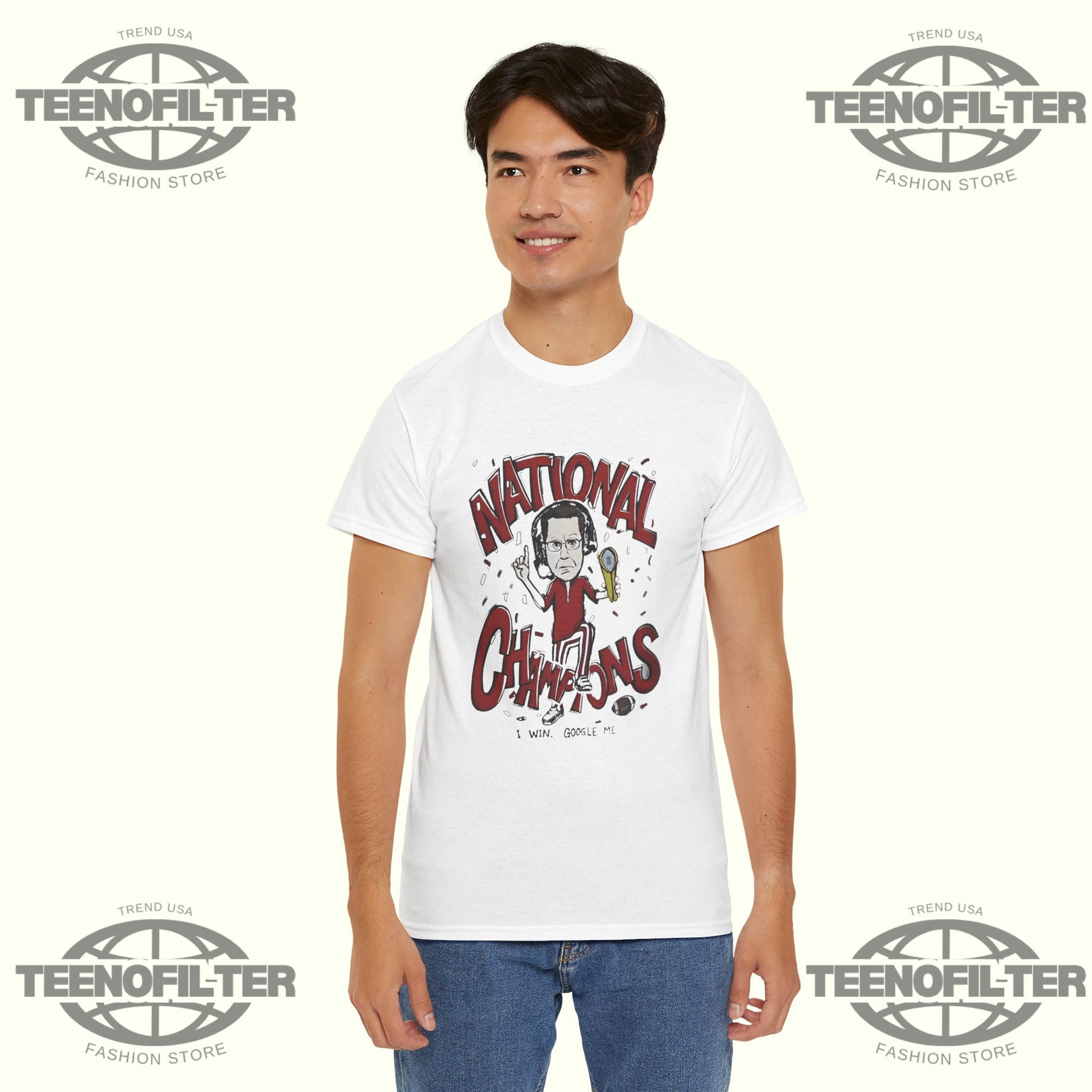 Indiana Hoosiers CFP 2025 National Champions In Coach I Win, Google Me Viral Victory T-Shirt - Tee No Filter
