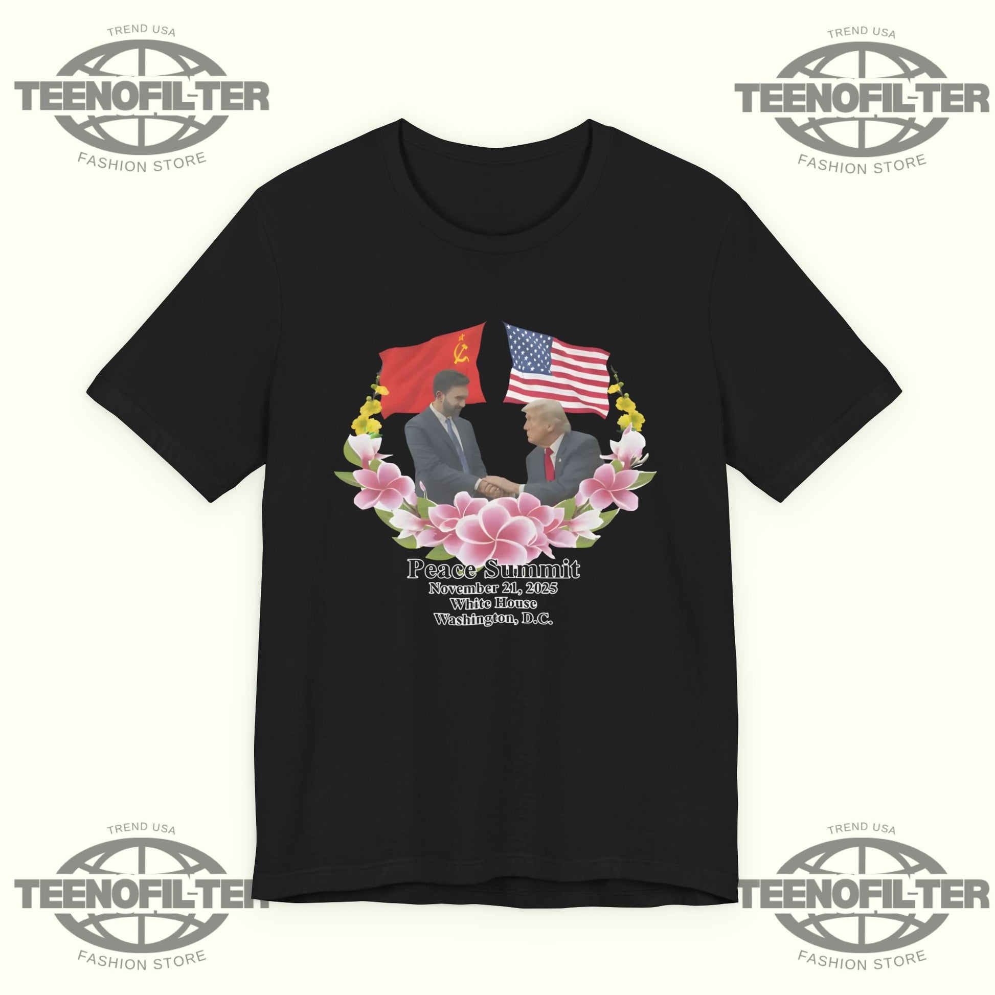 Peace Summit Donald Trump and Zohran Mamdani T-Shirt Printify