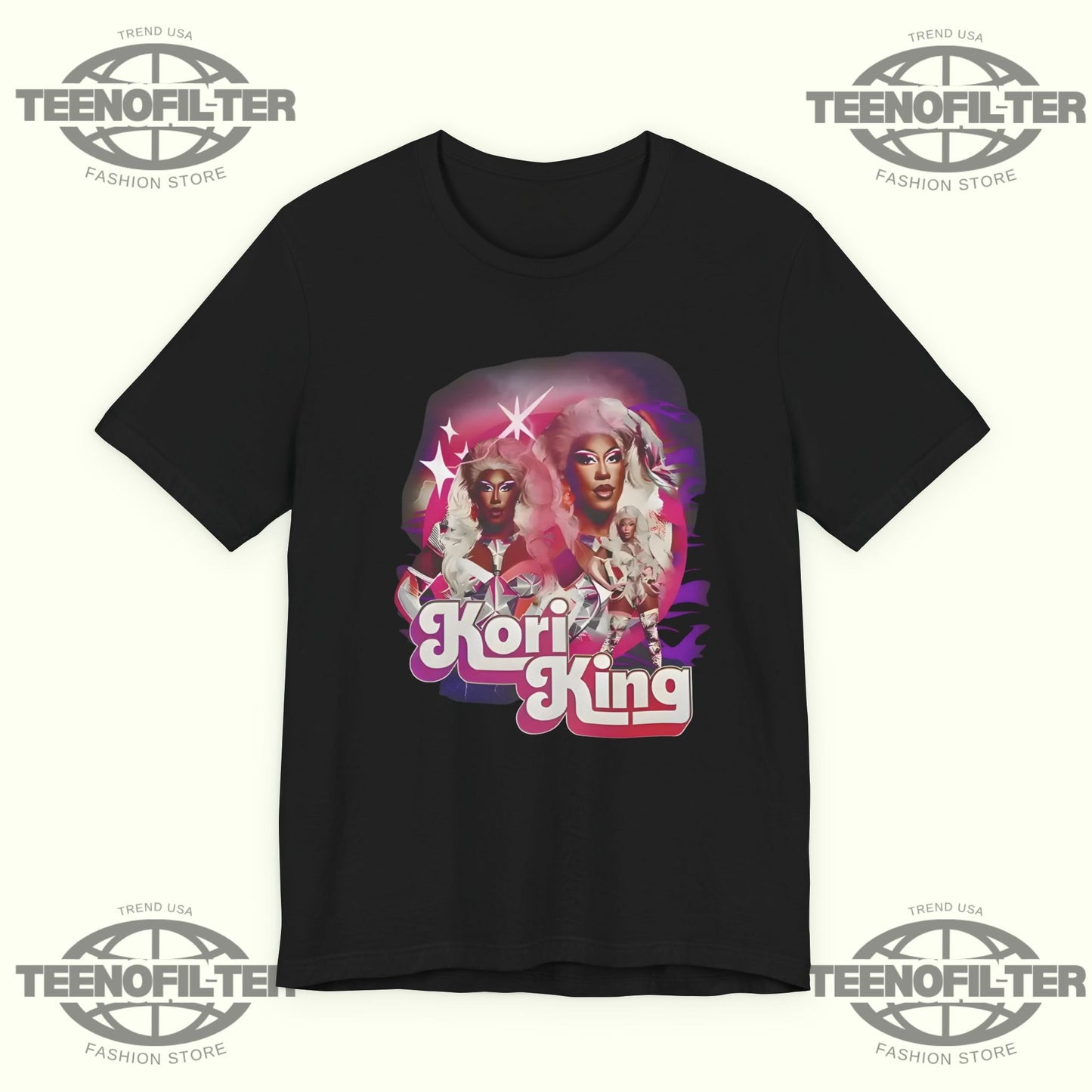 Kori King Collage T-Shirt Printify