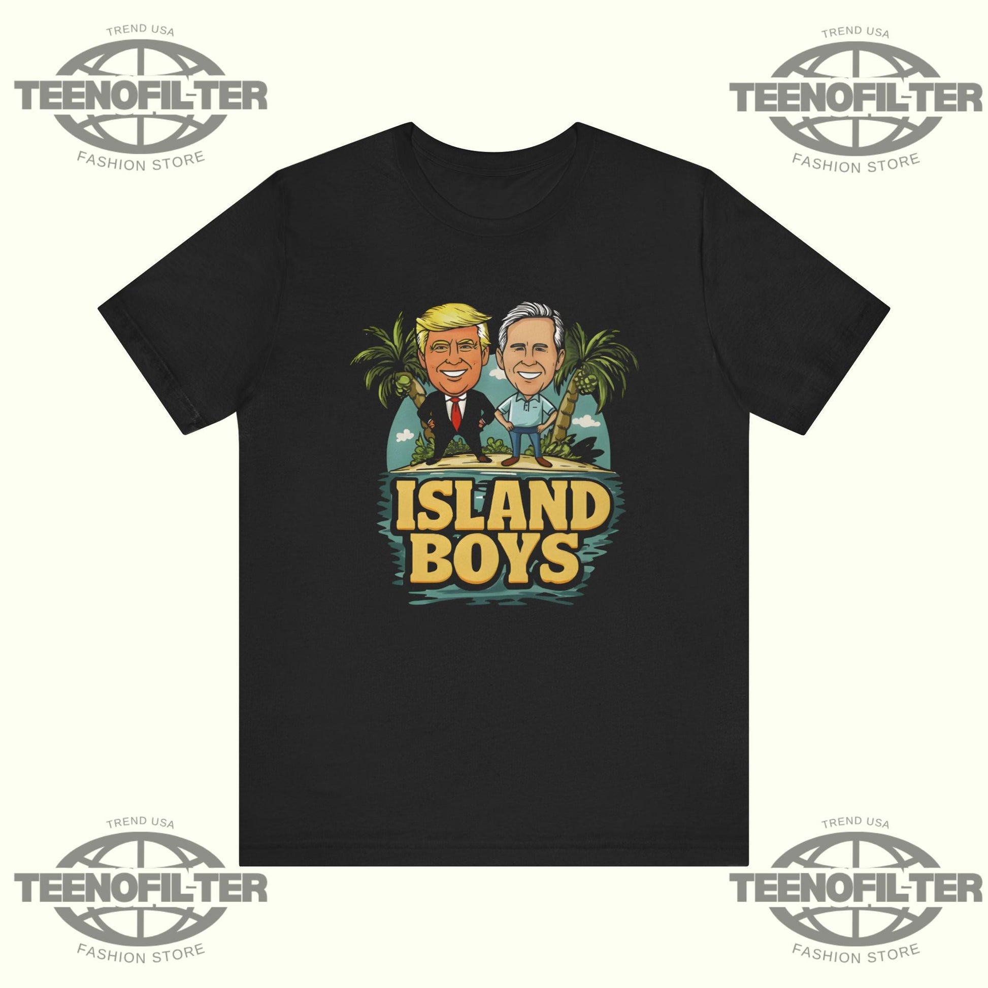 Island Boys Trump Epstein Meme T-Shirt Printify