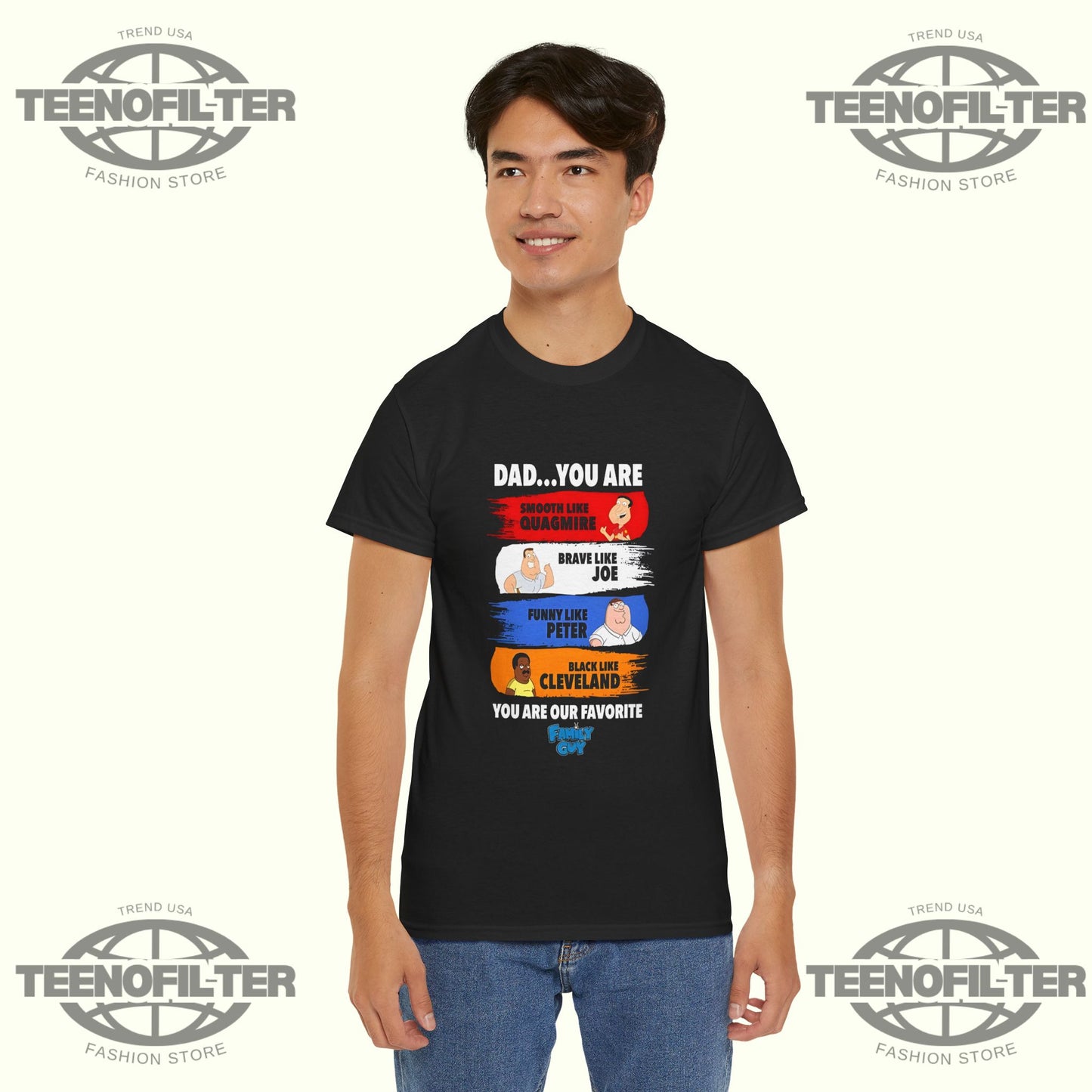 Dad You Are Smooth Like Quagmire Family Guy T-Shirt - Tee No Filter
