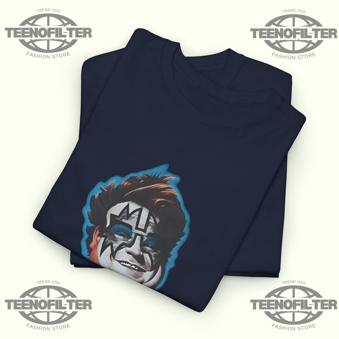 Funny Fat Ace Frehley KISS Legend T-Shirt – Tee for Rock Fans Who Love Iconic Guitar Gods Printify