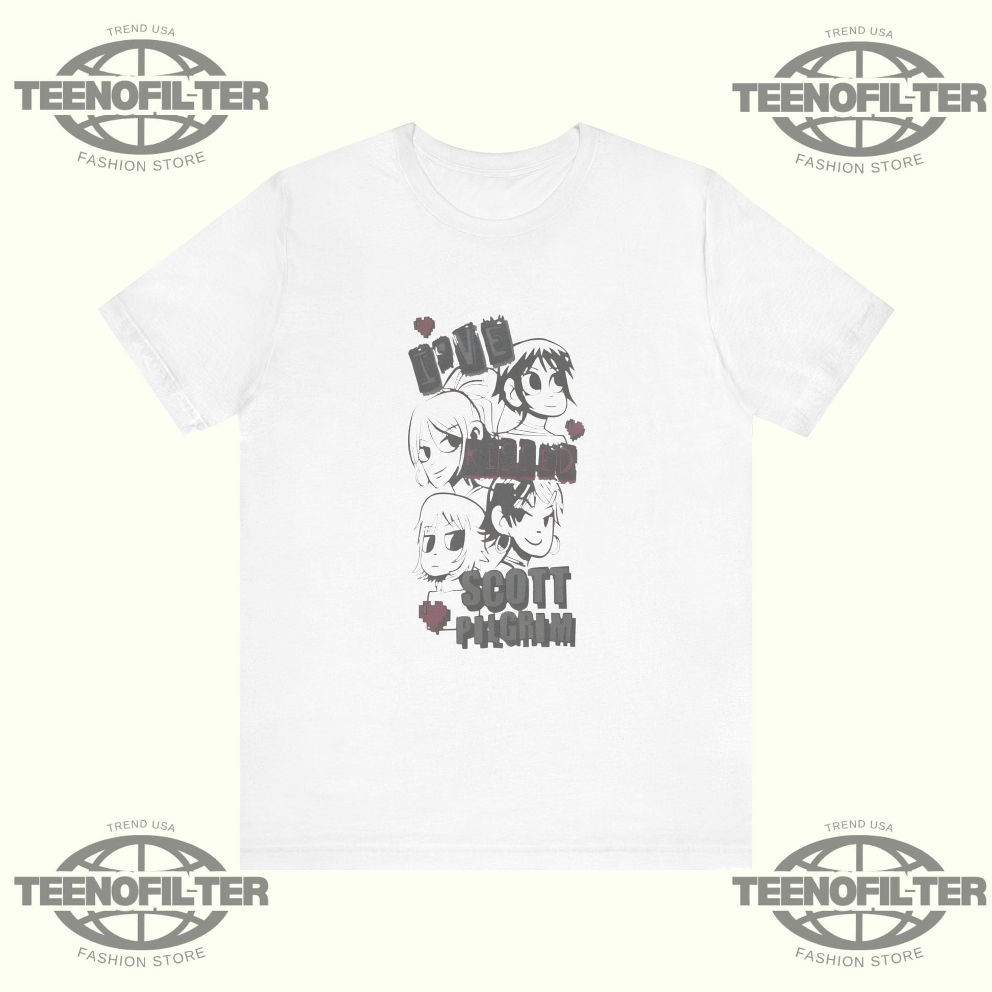 The Scott Pilgrim I’ve Kissed Scott Pilgrim T-Shirt Printify