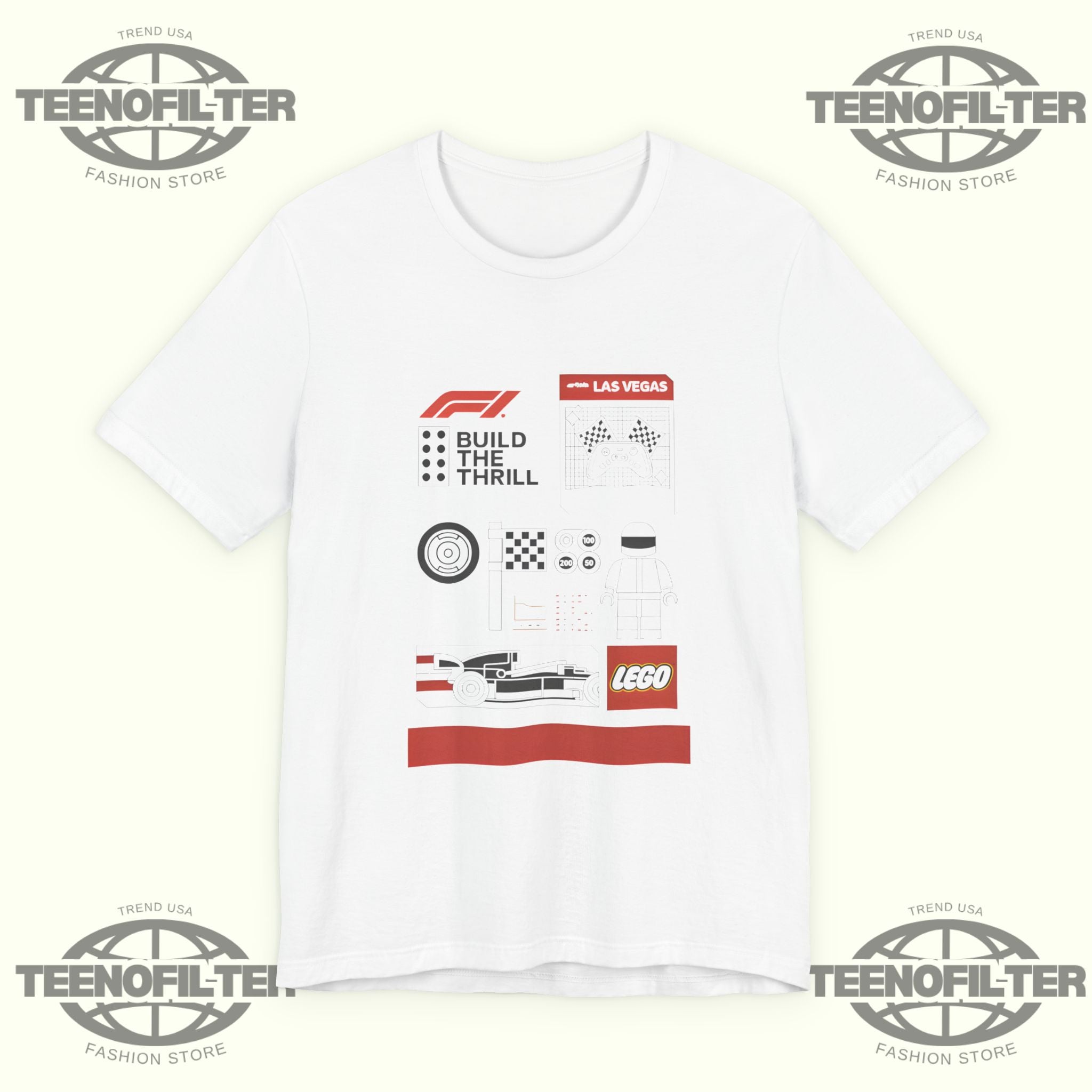 Build The Thrill Las Vegas LEGO T-Shirt
