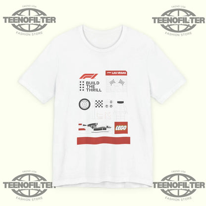 Build The Thrill Las Vegas LEGO T-Shirt Printify