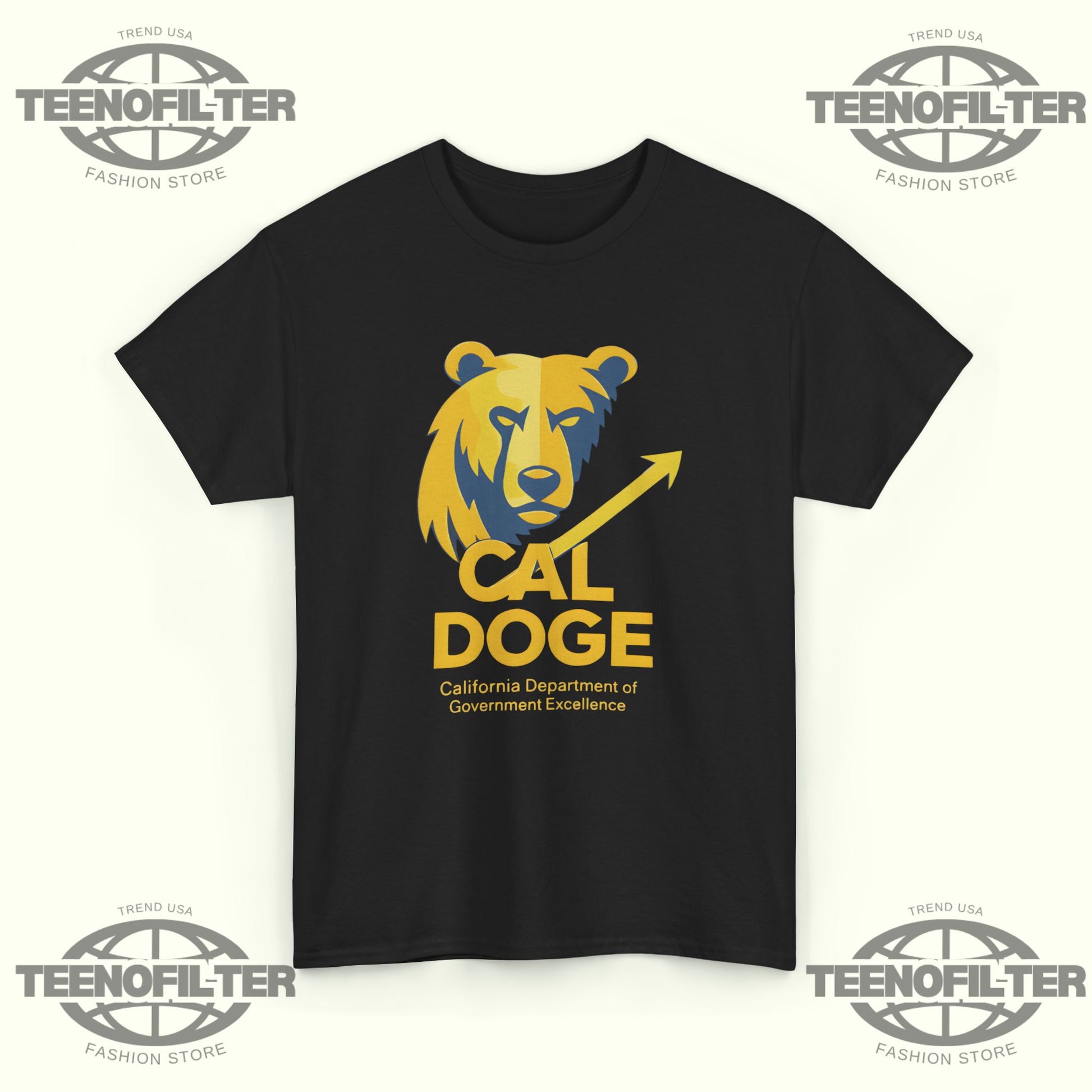 Doge California Department of Government Efficiency T-shirt - Tee No Filter