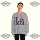 I Love Moi Sweatshirt - Tee No Filter