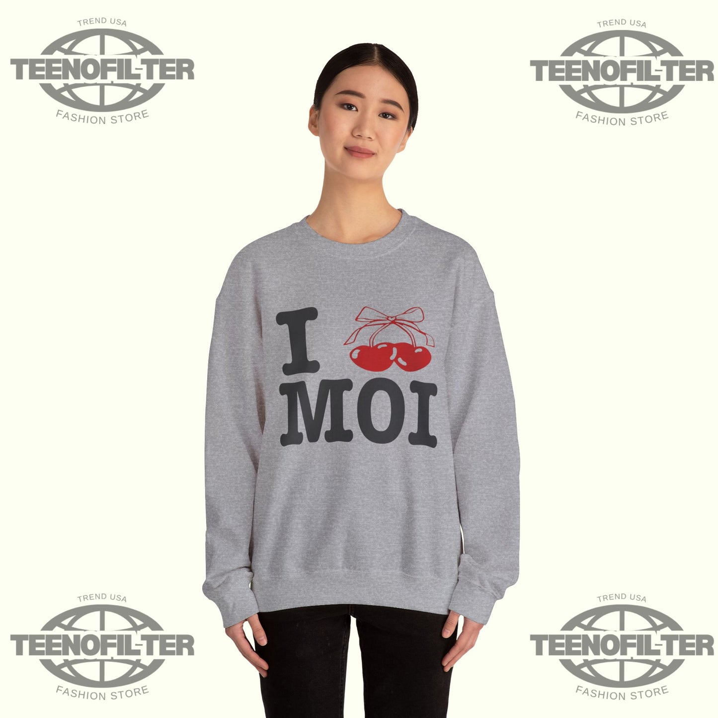 I Love Moi Sweatshirt - Tee No Filter