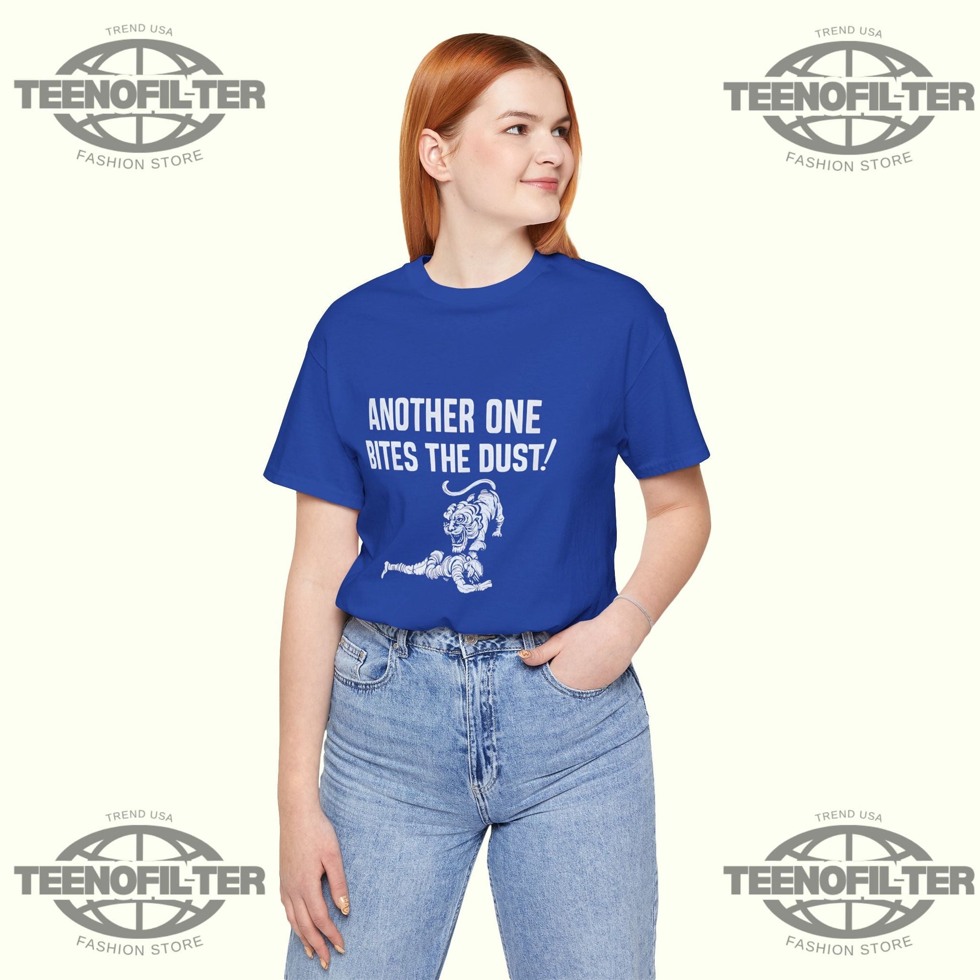 Another One Bites The Dust T-Shirt – Detroit Rock x Football Edition Printify