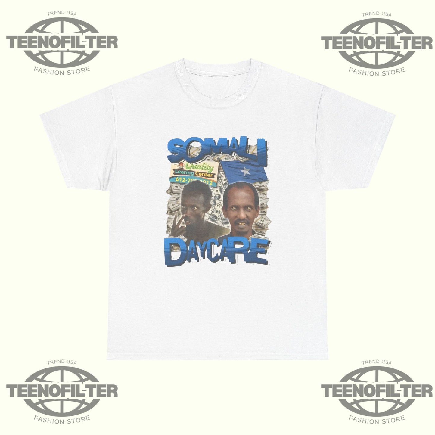 Somali Daycare T-shirt Printify