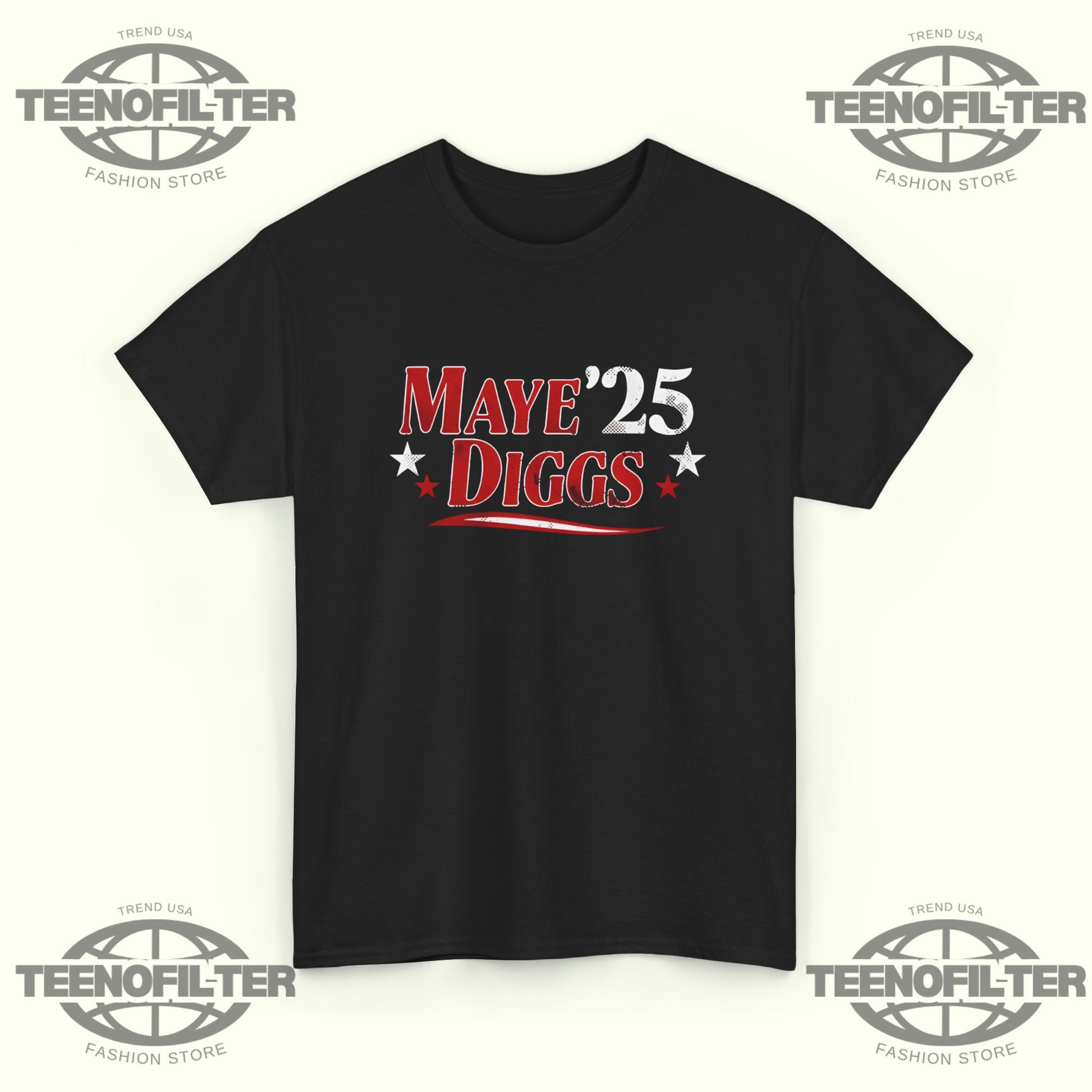 Drake Maye-Stefon Diggs ’25 T-Shirt - Tee No Filter
