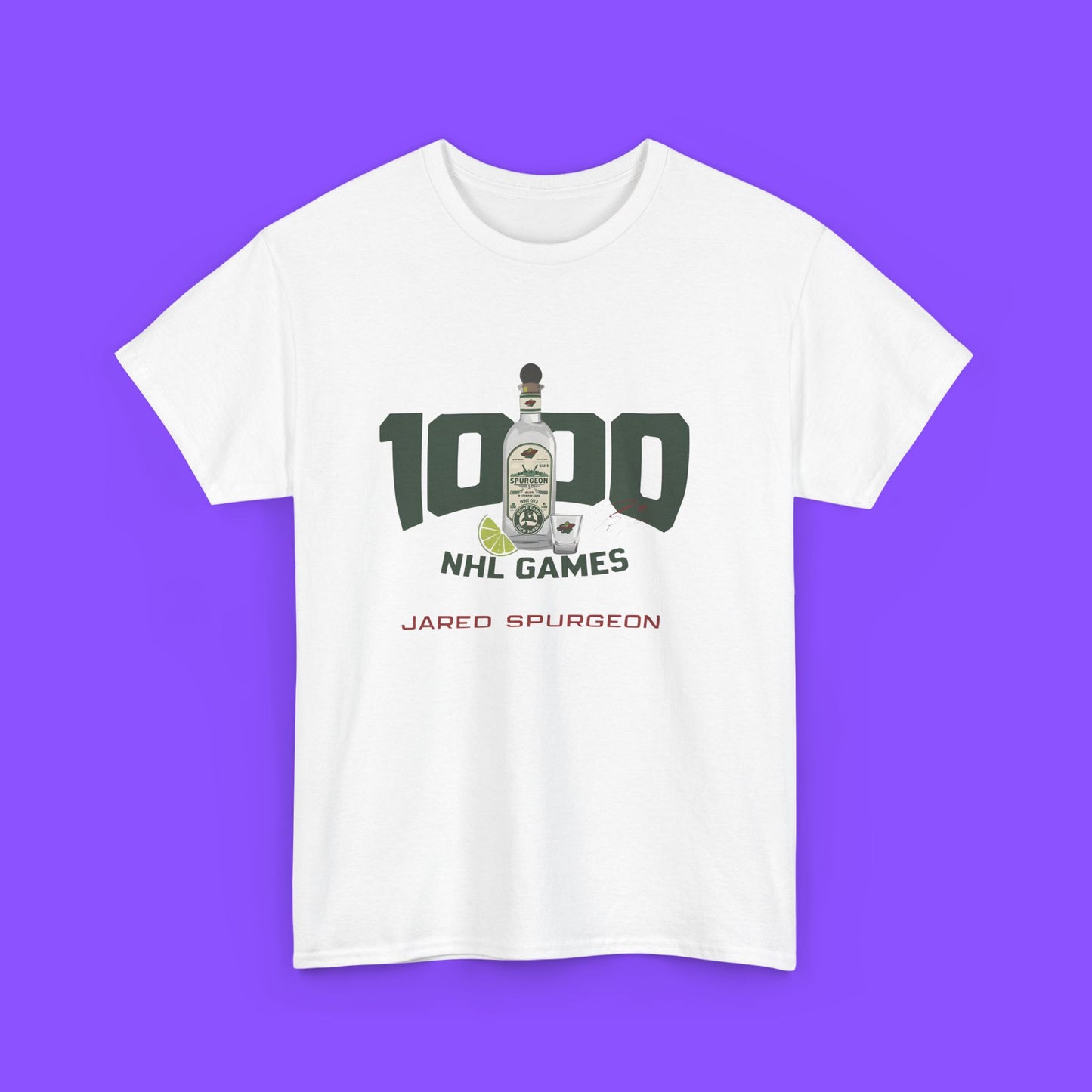 Jared Spurgeon 1000 NHL Games T-Shirt