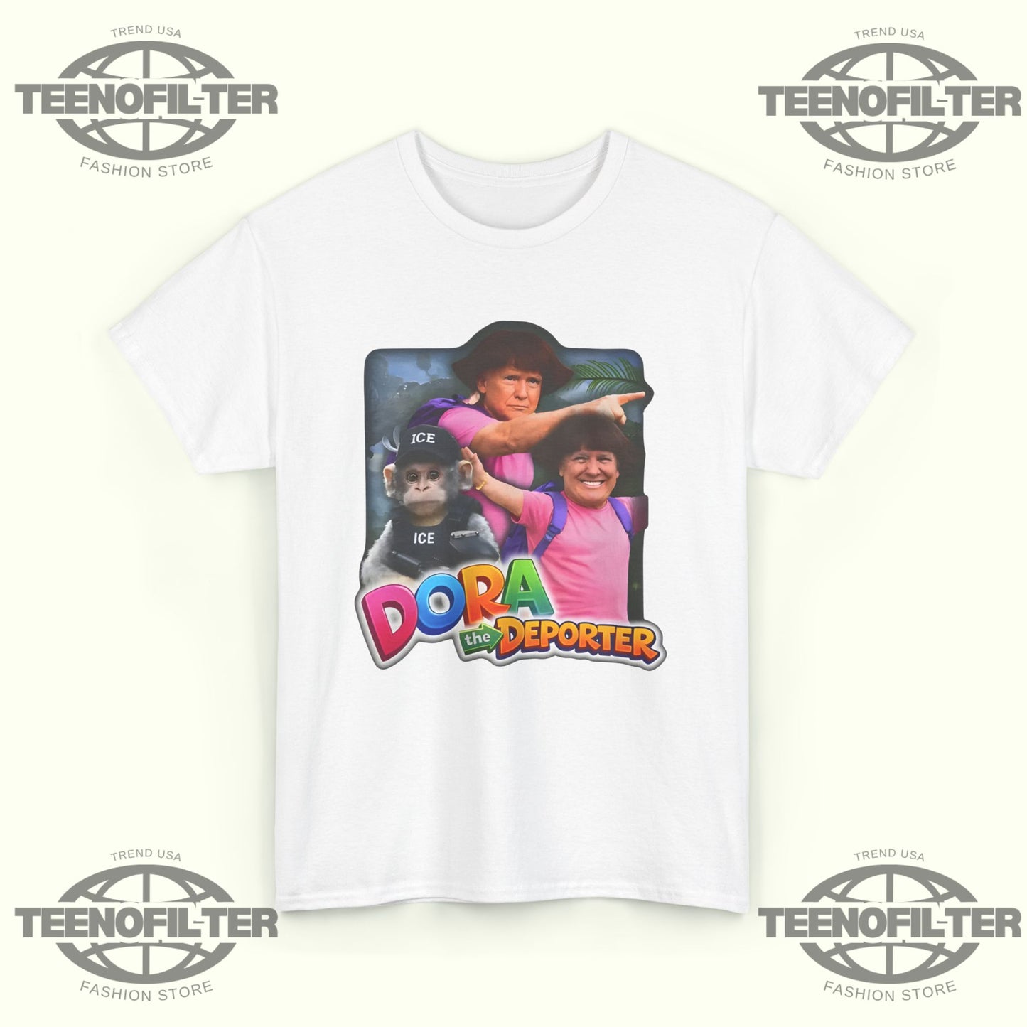 Trump Dora The Explorer T-shirt - Tee No Filter