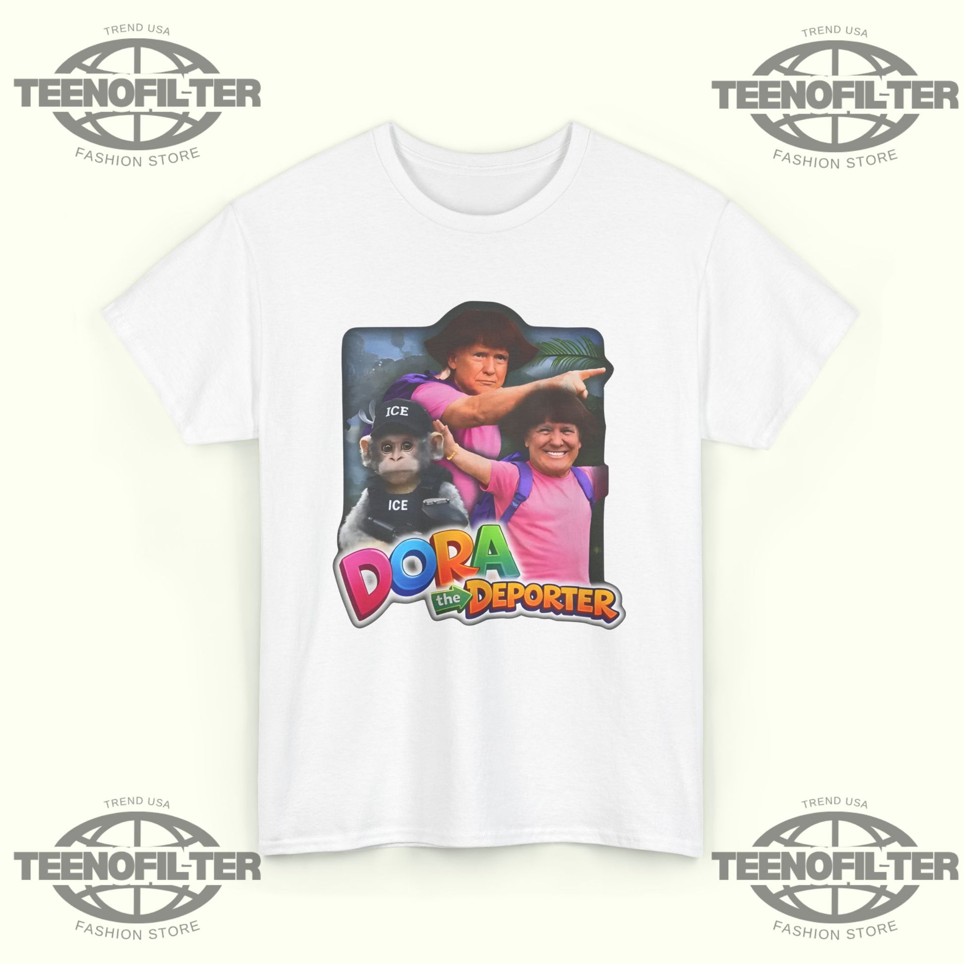 Trump Dora The Explorer T-shirt - Tee No Filter