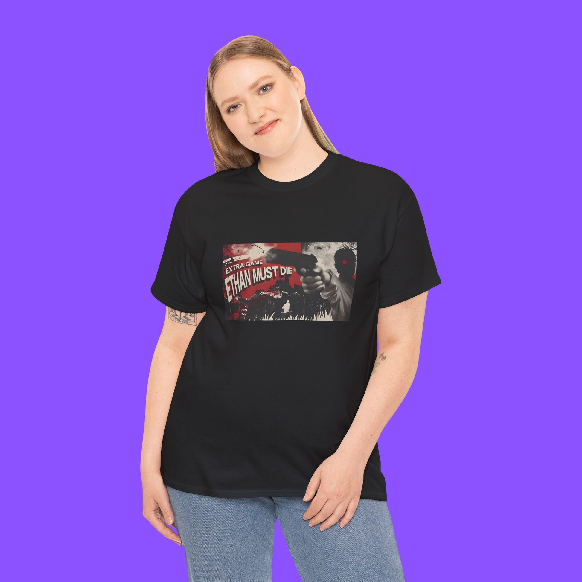 Extra Game Ethan Must Die T-Shirt – Resident Evil 7 Survival Horror Challenge Graphic Tee - Tee No Filter