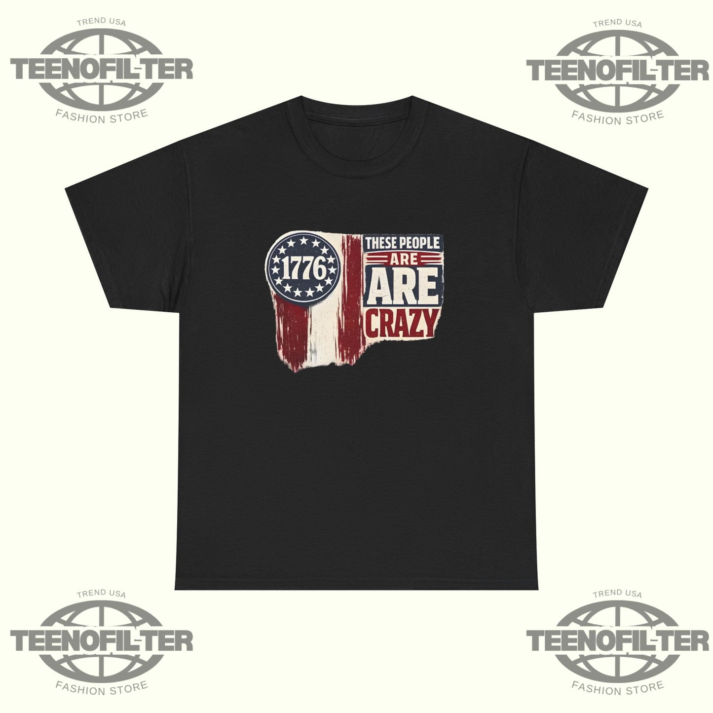 These People Are Cra*zy T-Shirt – Bold Statement Graphic Tee with Attitude - Tee No Filter