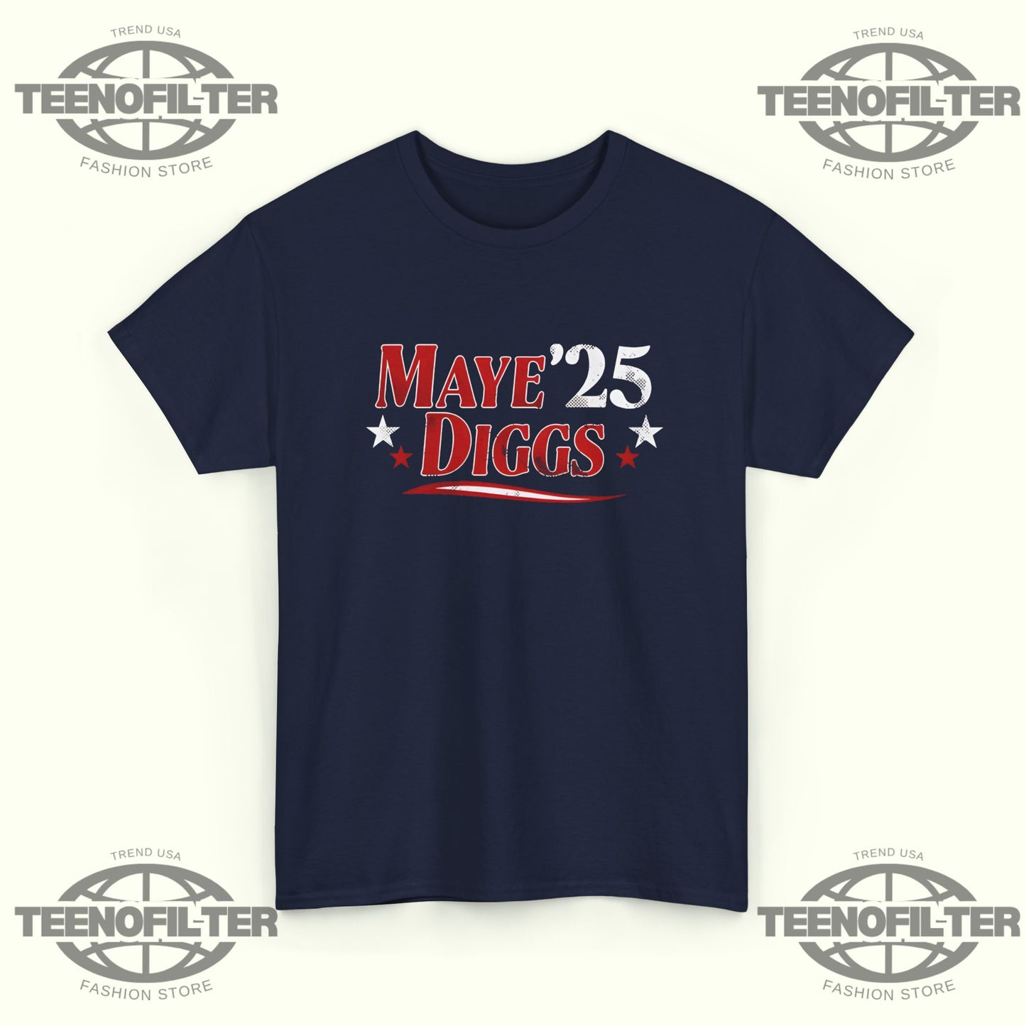 Drake Maye-Stefon Diggs ’25 T-Shirt - Tee No Filter